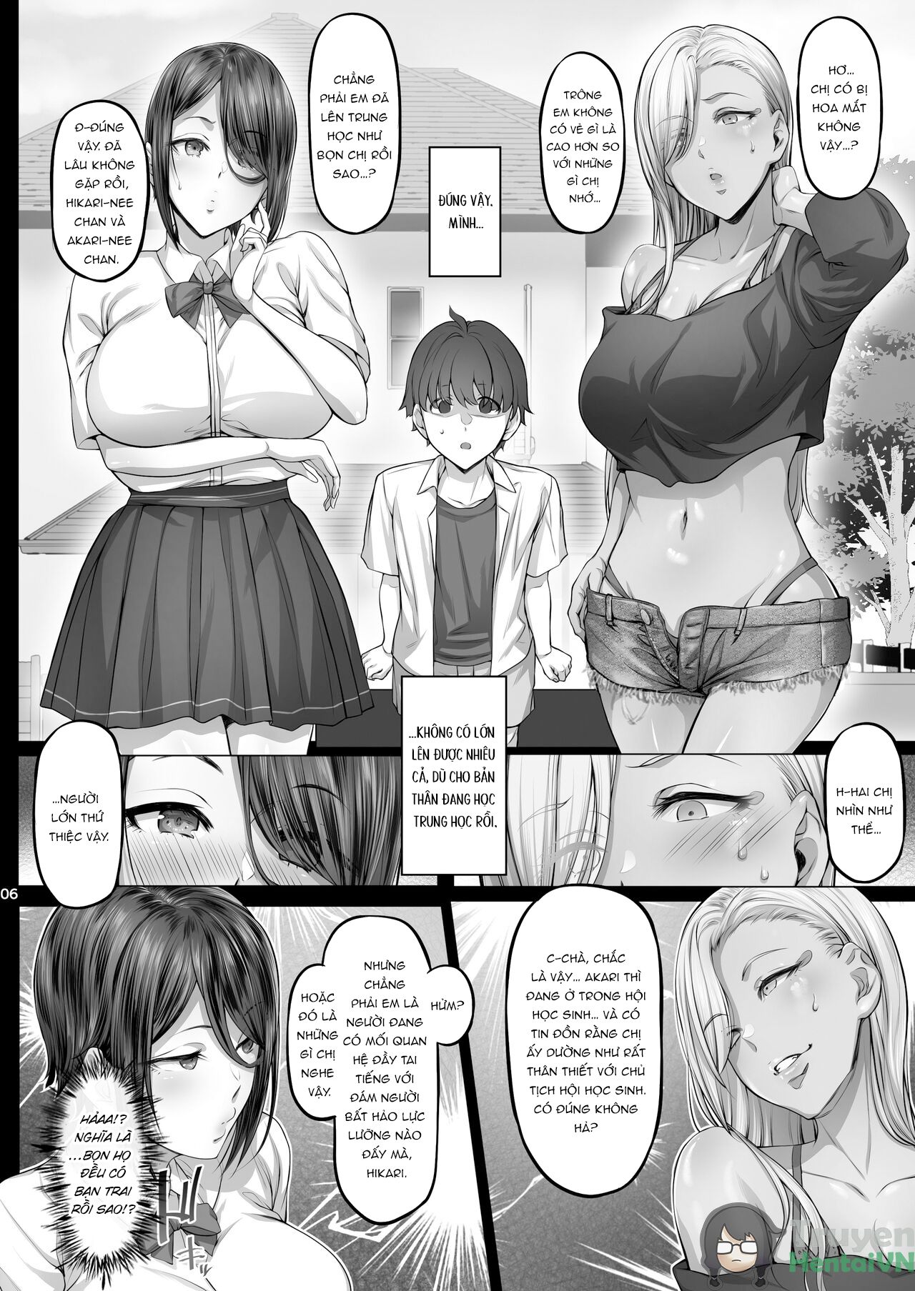 Đọc truyện hentai Sự cám dỗ của hai chị em ruột - Oneshot