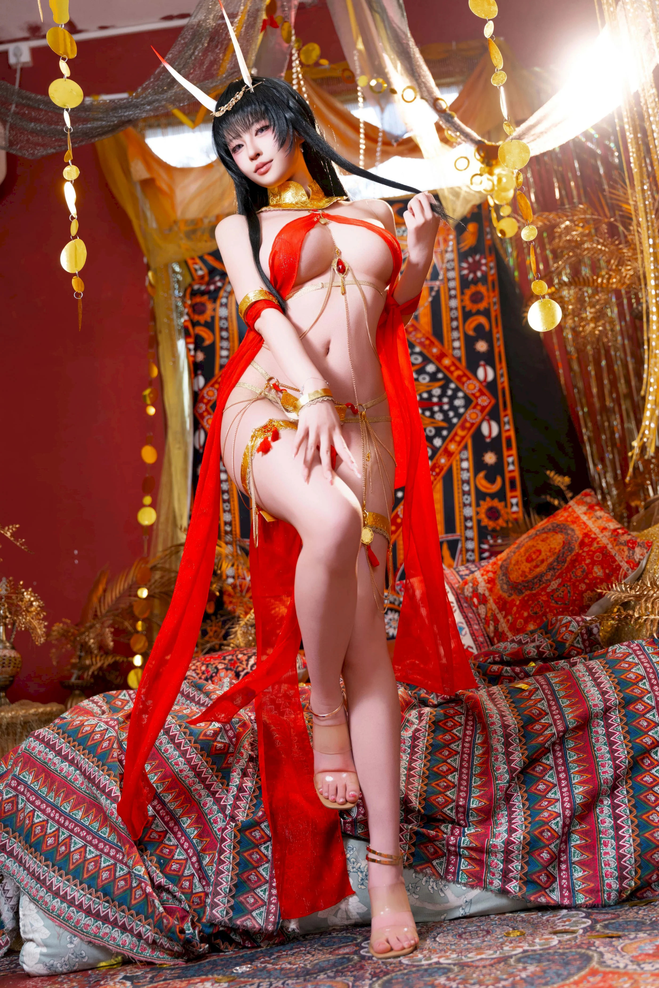 Đọc truyện hentai Tuyển tập Albums siêu phẩm Cosplay - Chap 1387 - Yuno Shimizu - Azur Lane Noshiro Dancer