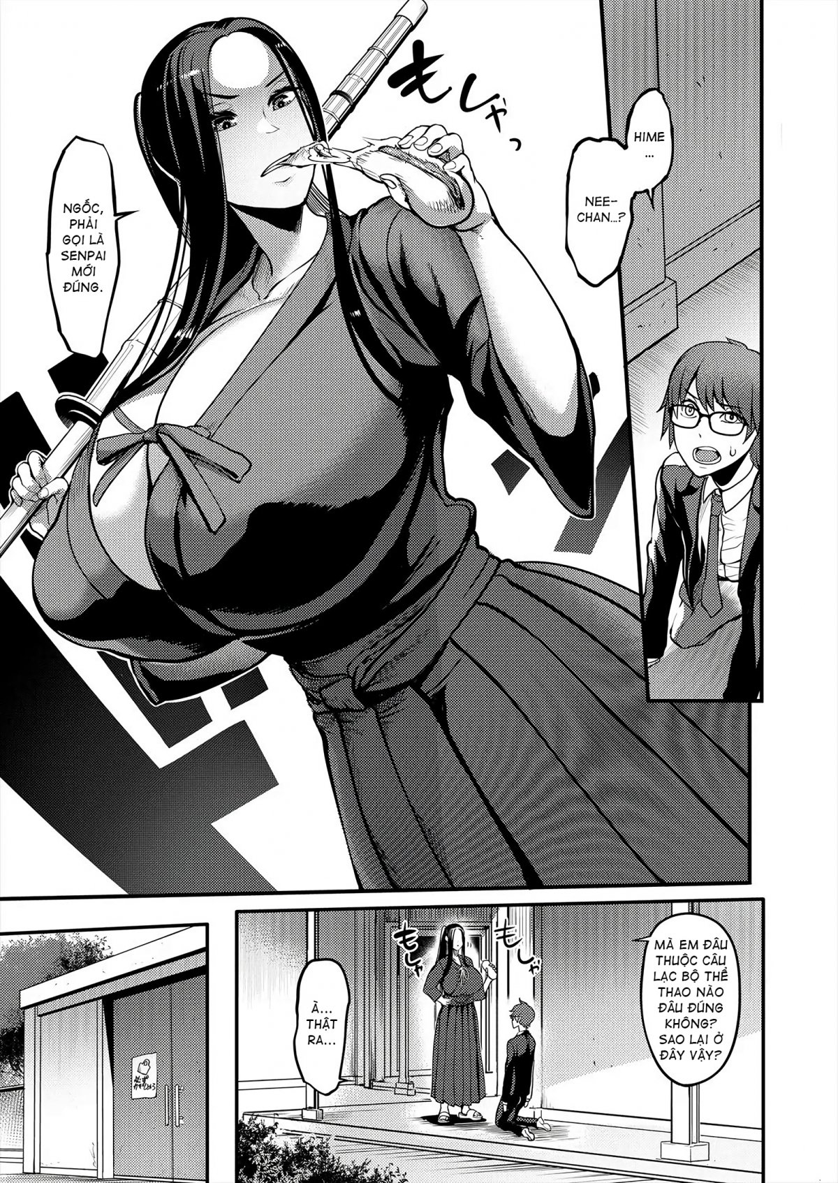 Đọc truyện hentai Pashirare Kendoubu ~Onee-san no Shigoki~ - Oneshot