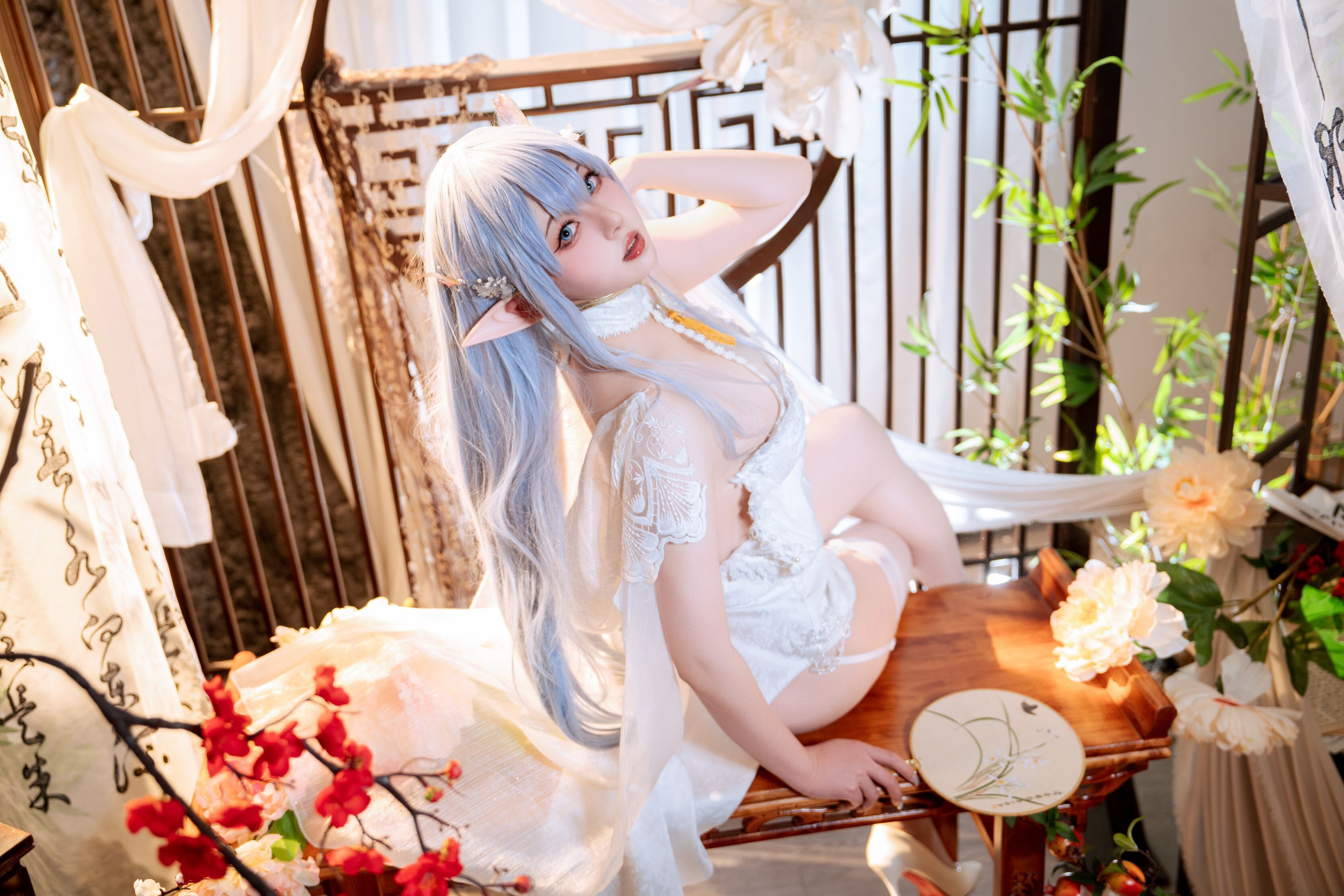 Đọc truyện hentai Tuyển tập Albums siêu phẩm Cosplay - Chap 978 - Natsuko - Azur Lane Albion Cheongsam