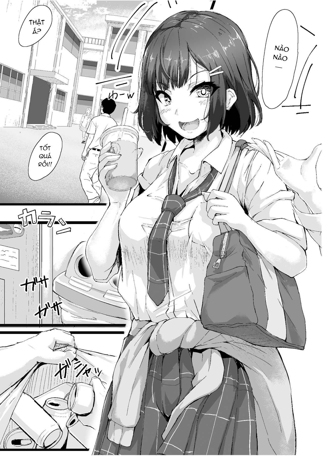 Đọc truyện hentai Namaiki na ♀ o Oji-san ga Wakaraseta Hi - Oneshot