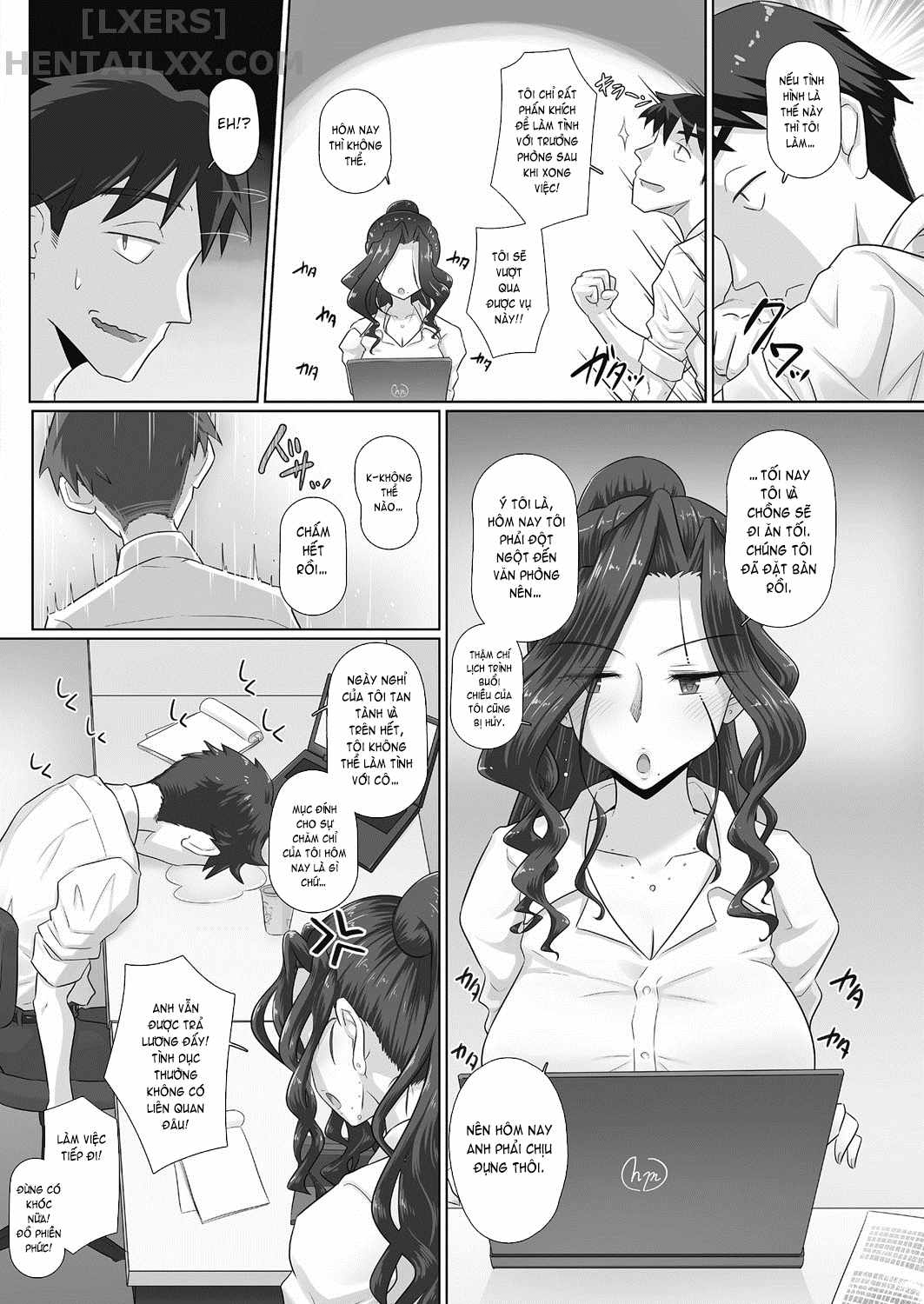 Đọc truyện hentai Ki no Tsuyoi Onna Joushi (31-sai Hitozuma) Matome - Chap 3 - [END]