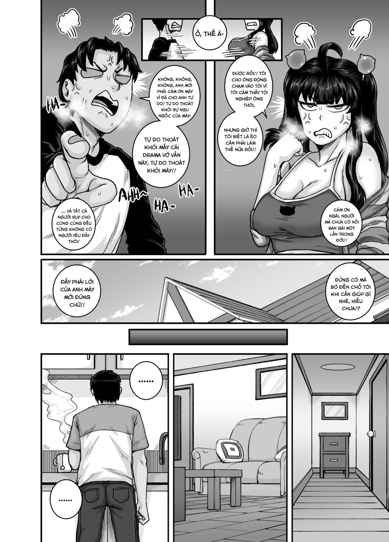 Đọc truyện hentai Dạy Dỗ Con Em Láo Lòn Bằng Con Cá Chà Bặc - Vol 2 - Chap 3 - Cãi nhau và đình chiến