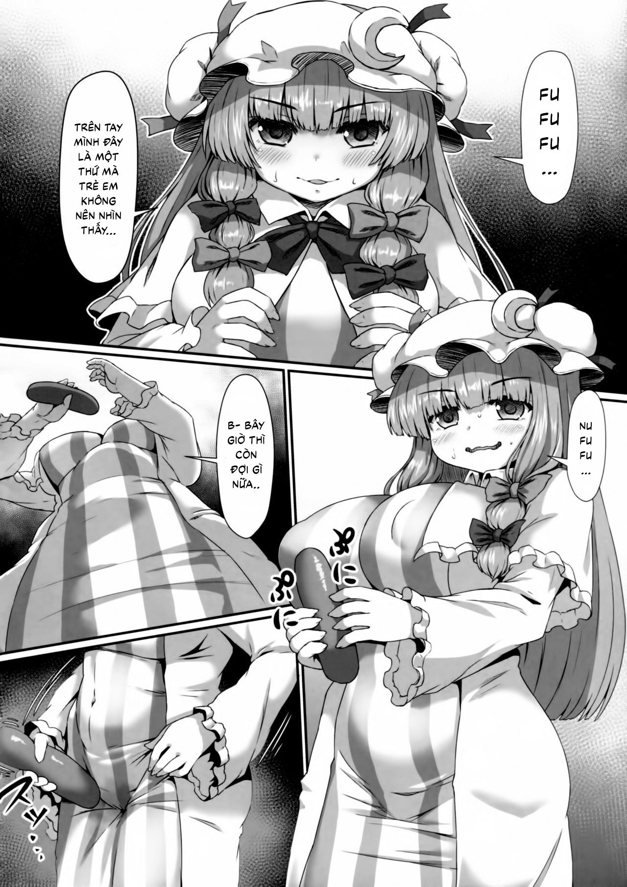 Đọc truyện hentai [Touhou] Lỗ Đít Của Patchouli - Oneshot
