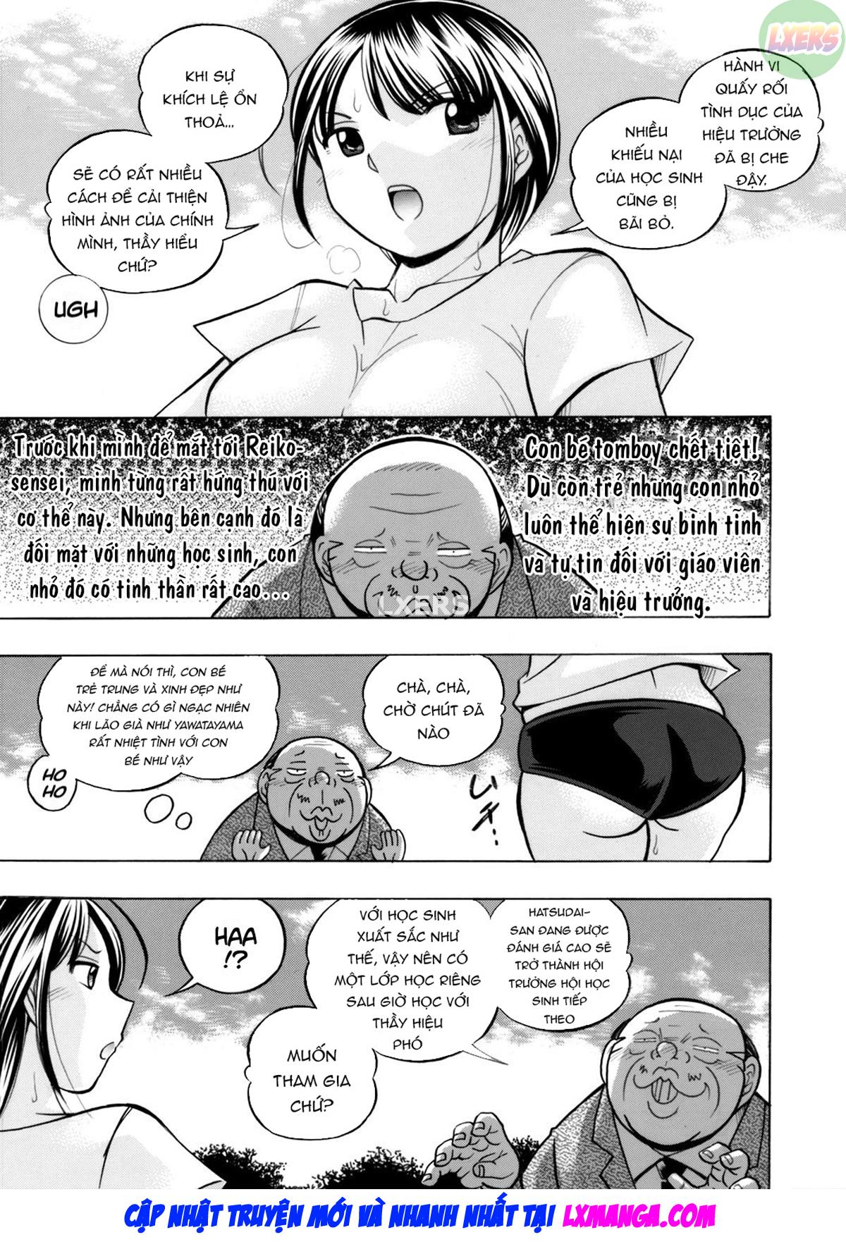 Đọc truyện hentai Nữ giáo viên dâm đãng và em học sinh may mắn - Chap 1