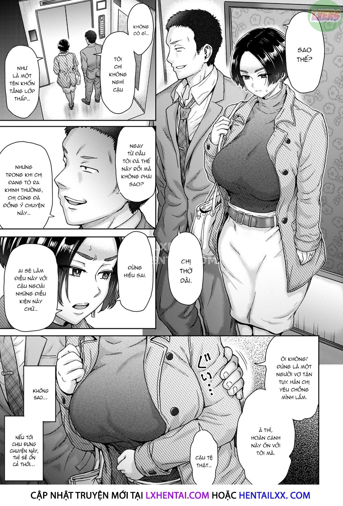 Đọc truyện hentai Anegohada Hitozuma Hitomi (32-Sai) - Oneshot - Có che