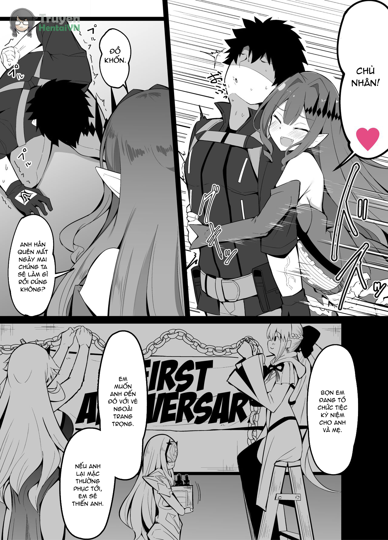 Đọc truyện hentai Master no Furete wa Ikenai Bubun o Ijitte shimau Baobhan Sith - Oneshot