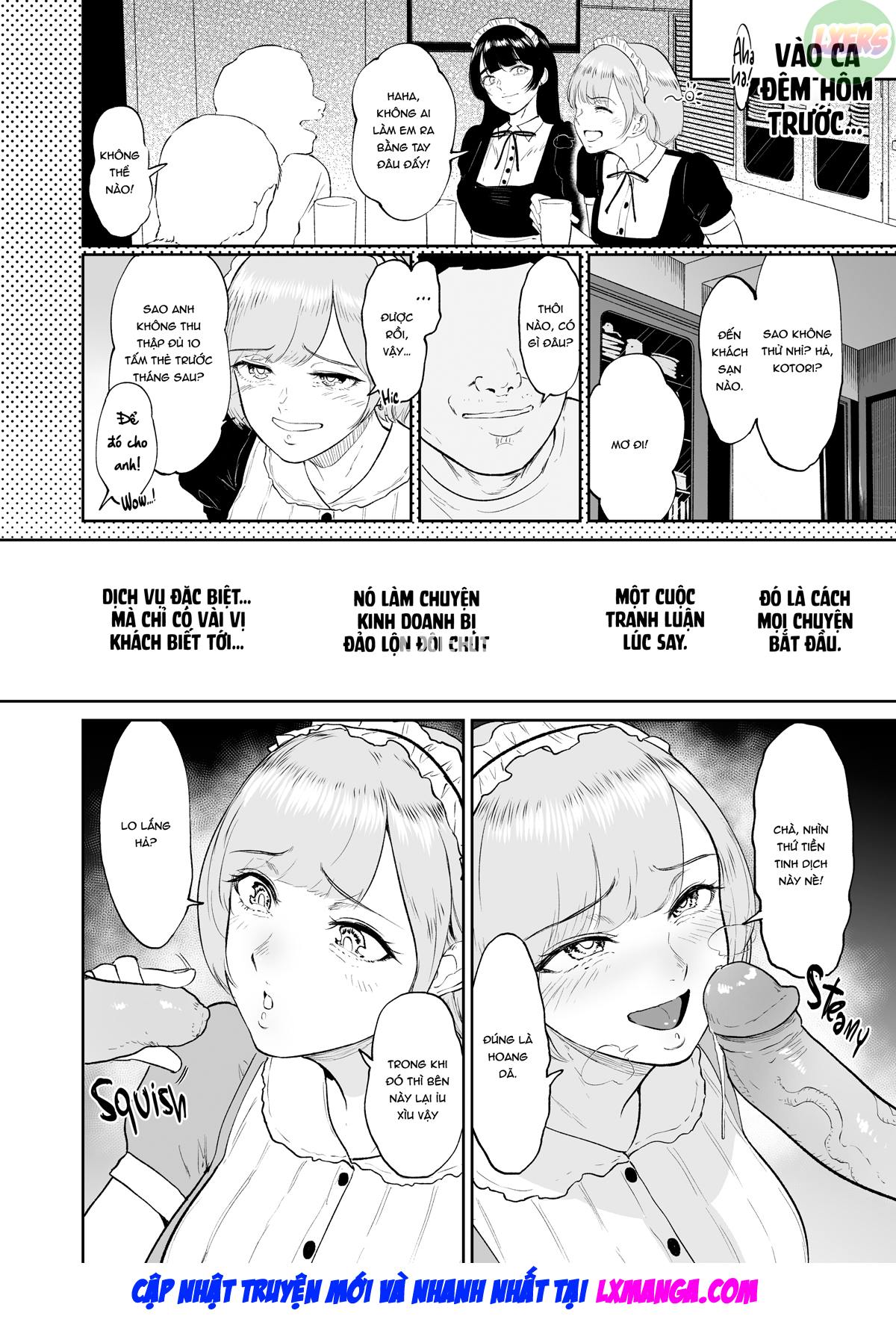 Đọc truyện hentai Bí mật kinh doanh dâm đãng của cô hầu gái tại quán cà phê - Oneshot