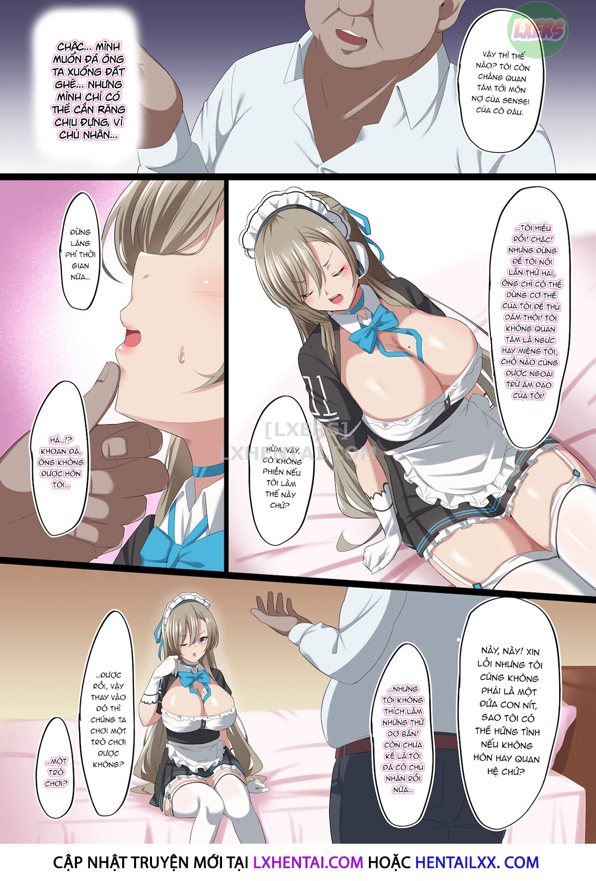 Đọc truyện hentai My Girlfriend Was Turned Into A Sex Maid For My Creepy Boss - Oneshot