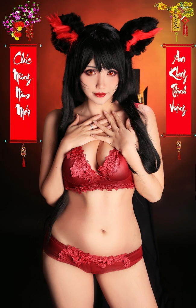 Đọc truyện hentai Tuyển tập Albums siêu phẩm Cosplay - Chap 205 - Hana Bunny – Chained Ahri