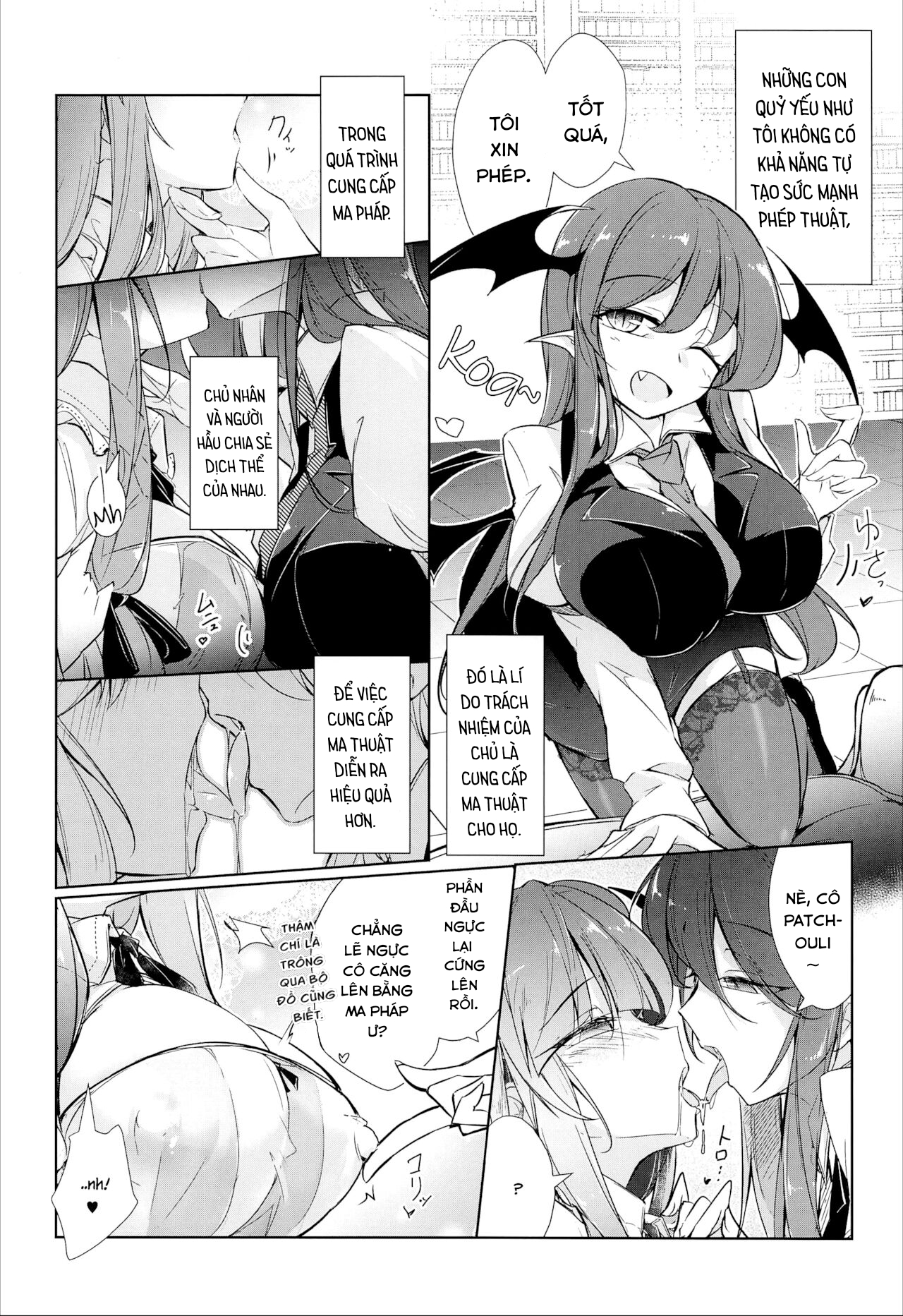 Đọc truyện hentai Patchouli Maryoku Sakunyu Kaihatsu - Oneshot