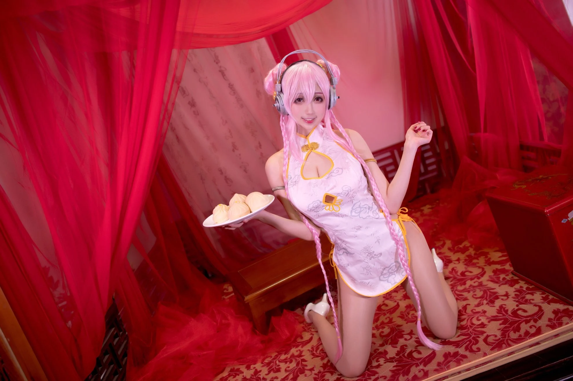 Đọc truyện hentai Tuyển tập Albums siêu phẩm Cosplay - Chap 885 - Zhou Ji is a cute rabbit NO.030 Cheongsam Sony
