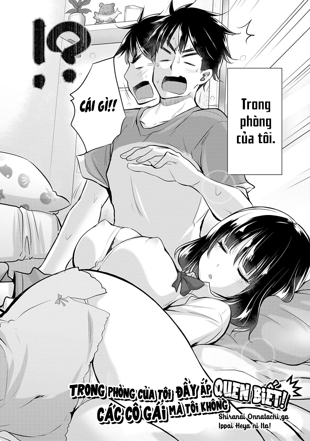 Đọc truyện hentai Trong Phòng Tôi Có Quá Nhiều Các Cô Gái Lạ! - Chap 1: WTF????