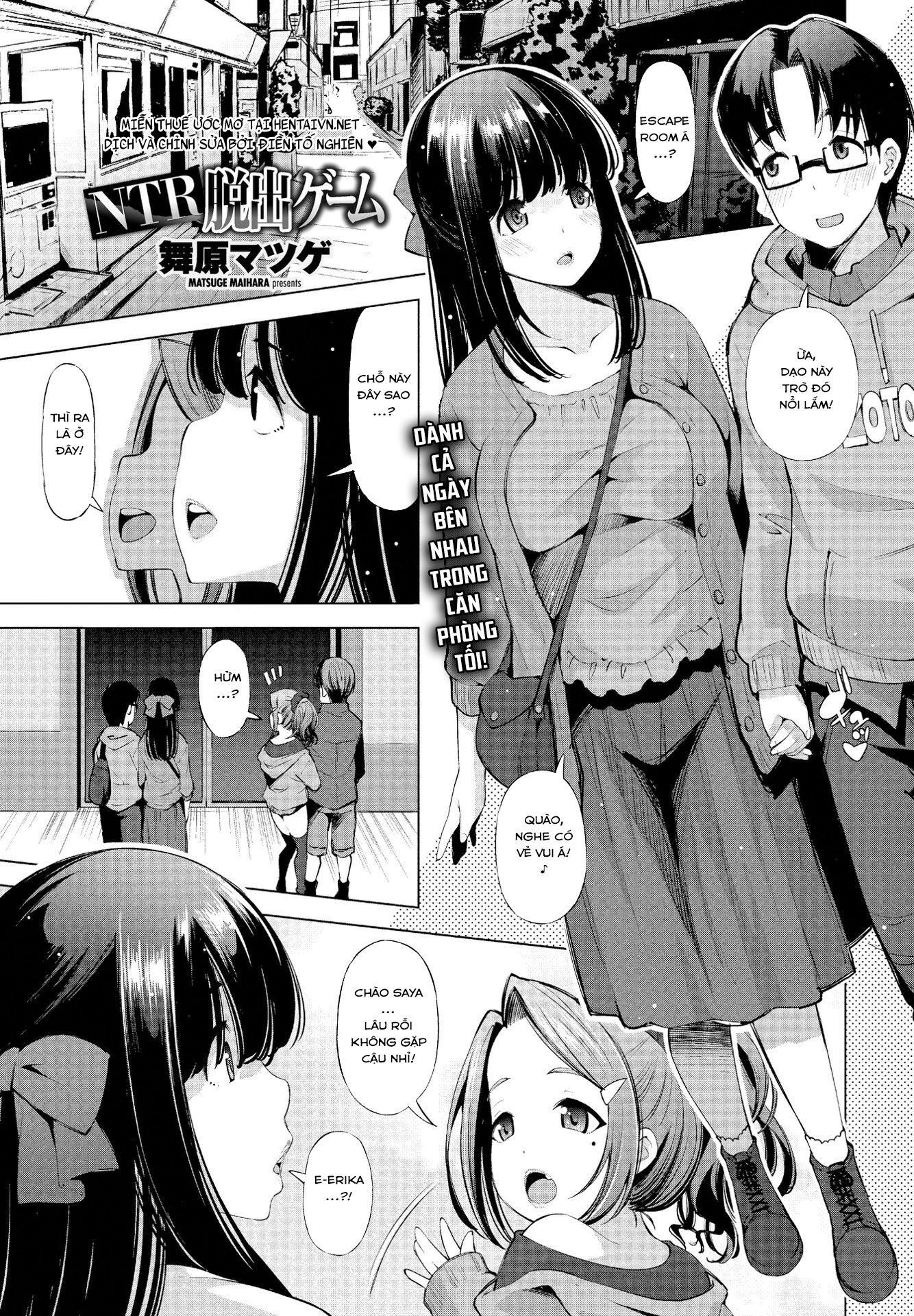 Đọc truyện hentai Escape Game Cắm Sừng! - Oneshot