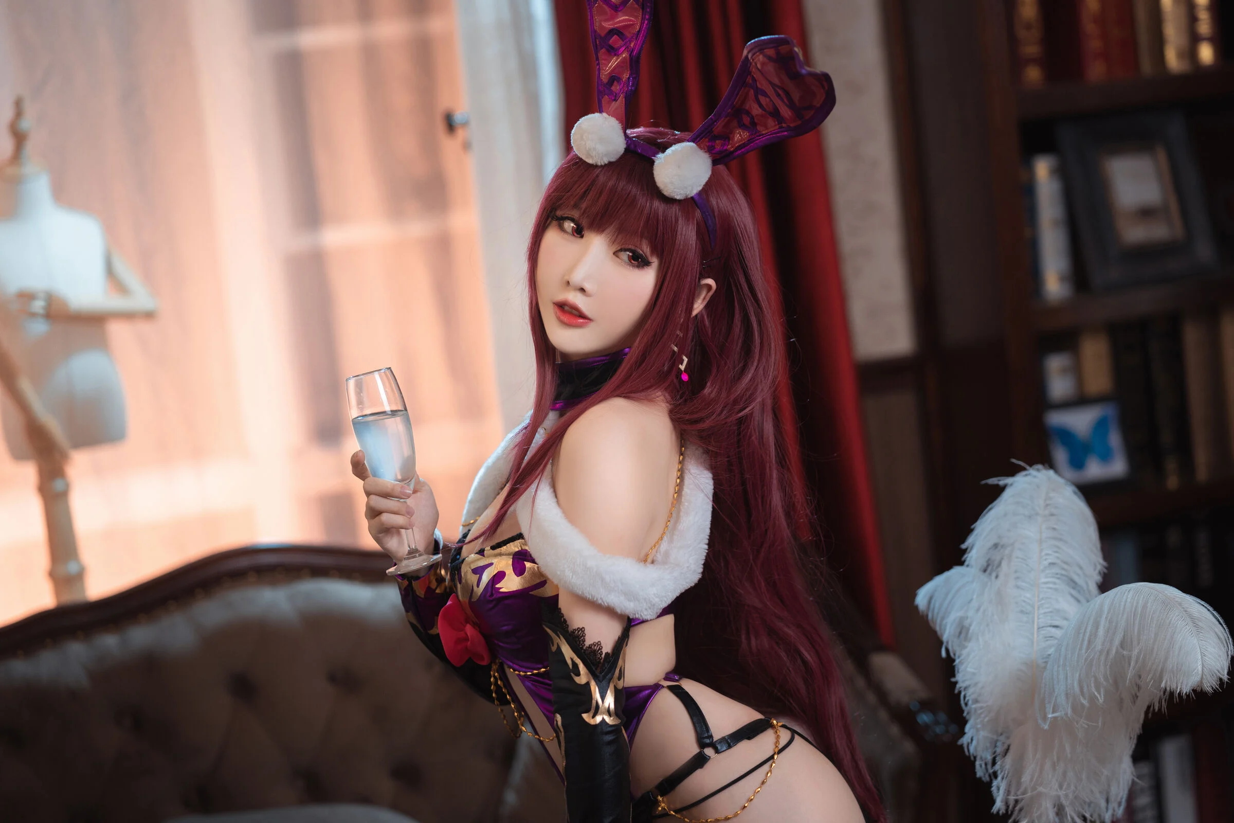 Đọc truyện hentai Tuyển tập Albums siêu phẩm Cosplay - Chap 80 - Pancake Fairy số 093 Cô gái thỏ Scathach