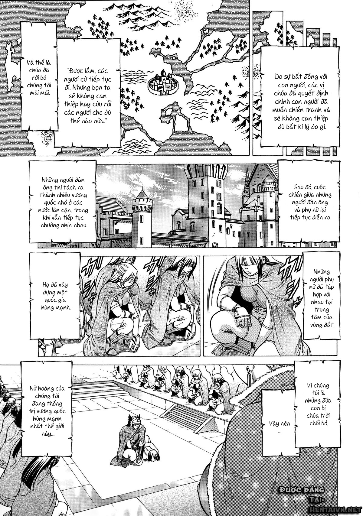 Đọc truyện hentai The Queen and Her Knight - Chapter 001