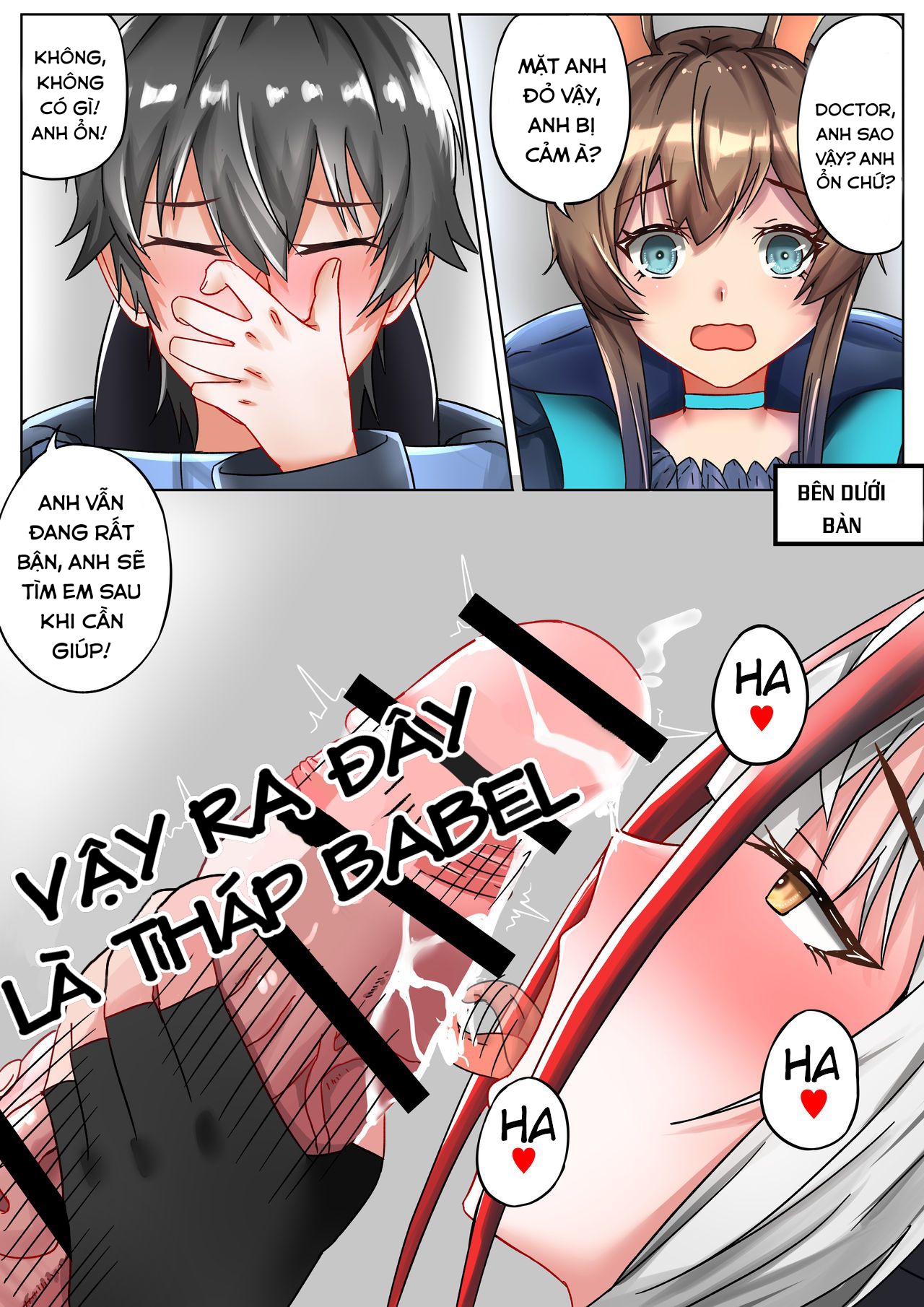 Đọc truyện hentai Cô gái ác quỷ ấy cũng là người tôi yêu. (Arknights) - Oneshot