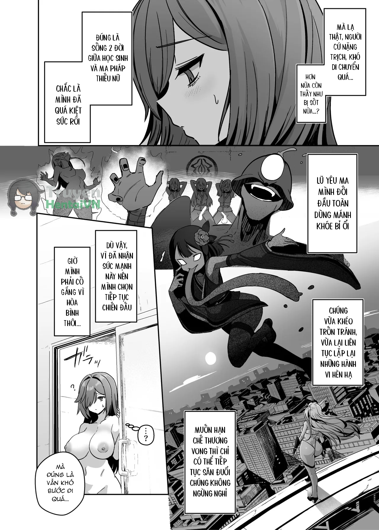 Đọc truyện hentai Mahou Shoujo Saint Lily Dankon ~Futanari o Hayasareta Mahou Shoujo ga Chinpo-gurui ni Ochiru Made~ - Oneshot