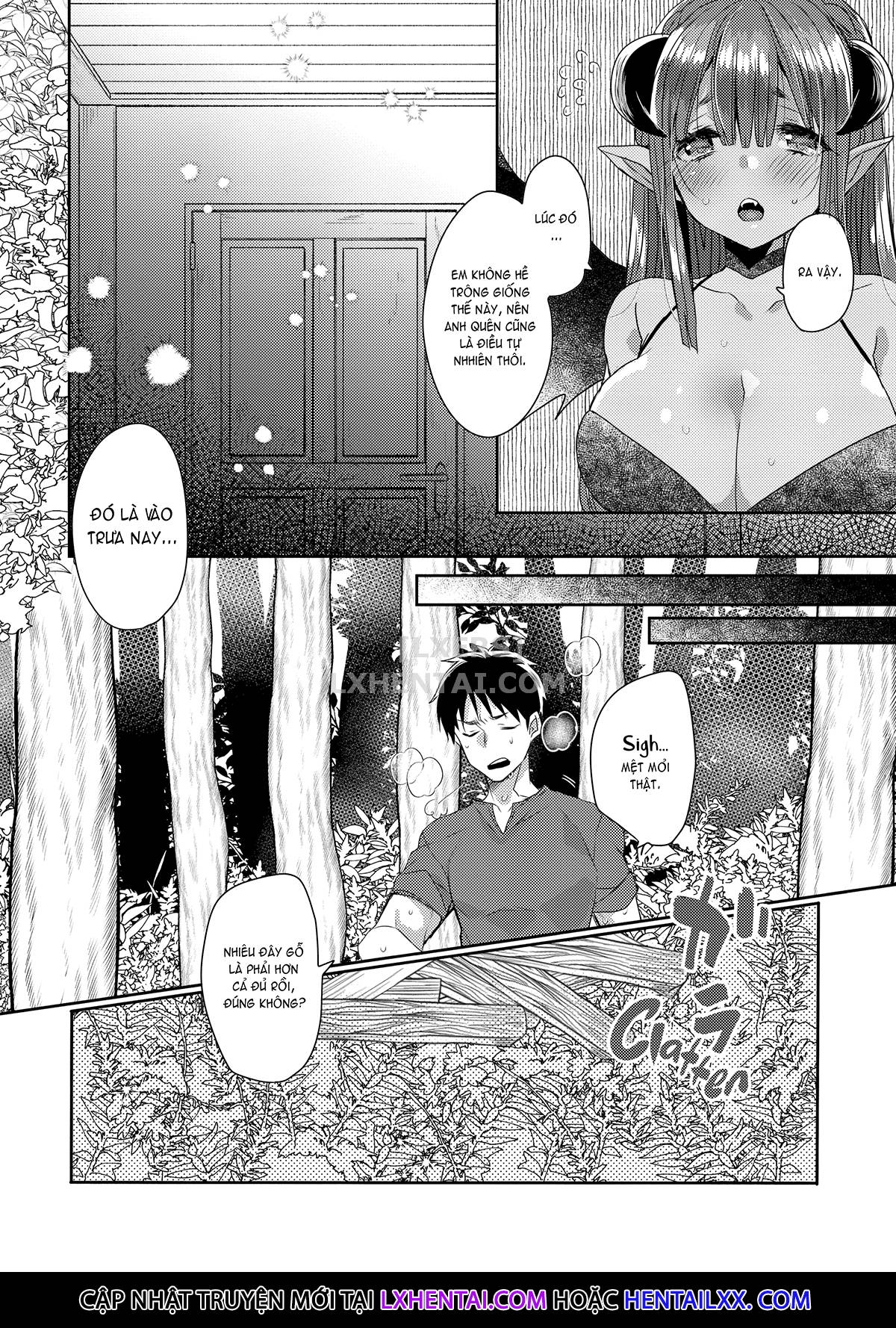 Đọc truyện hentai Monster Girls With a Need for Seed - Chap 8 - My First Succubus