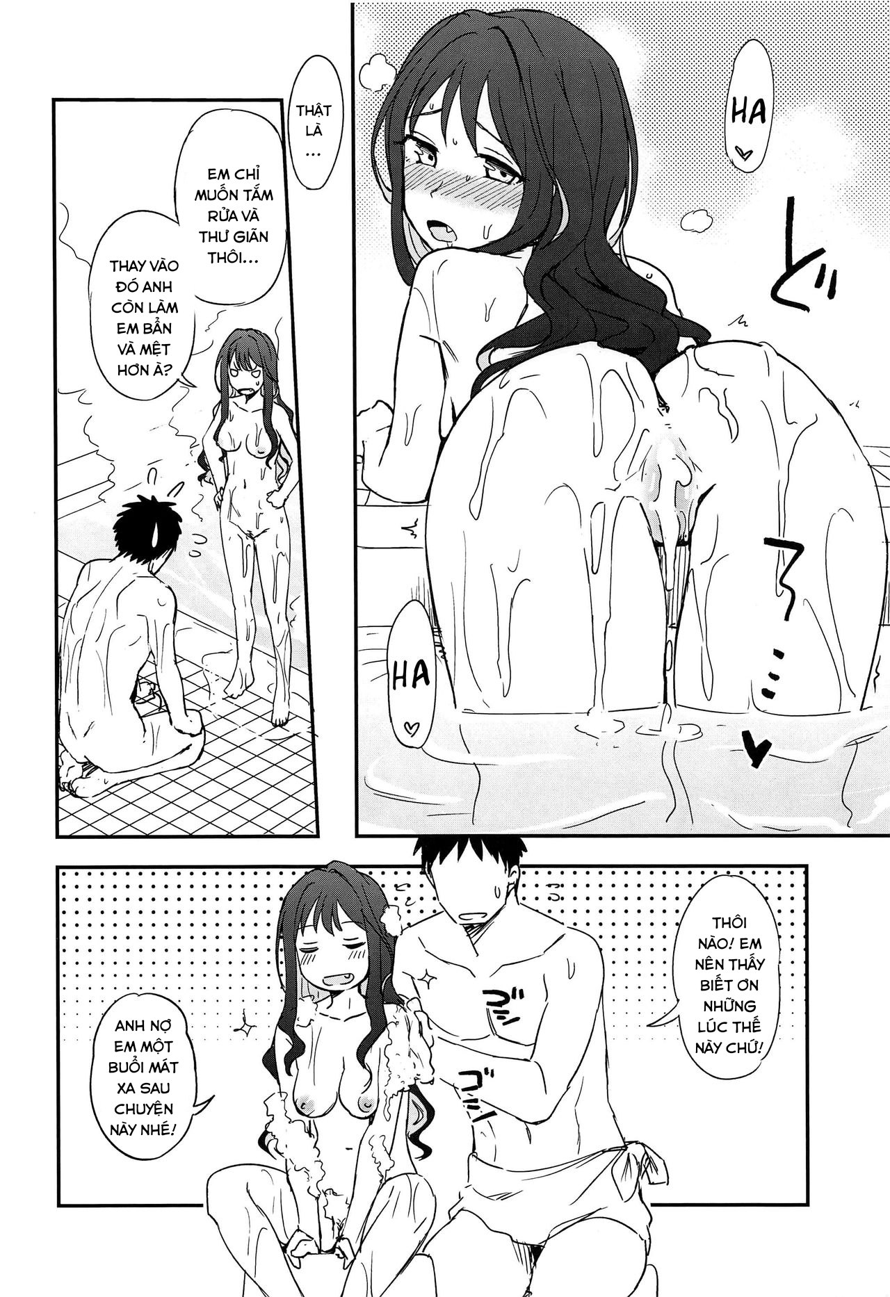 Đọc truyện hentai Làm tình trong phòng tắm với Naganami-san.(KanColle) - Oneshot