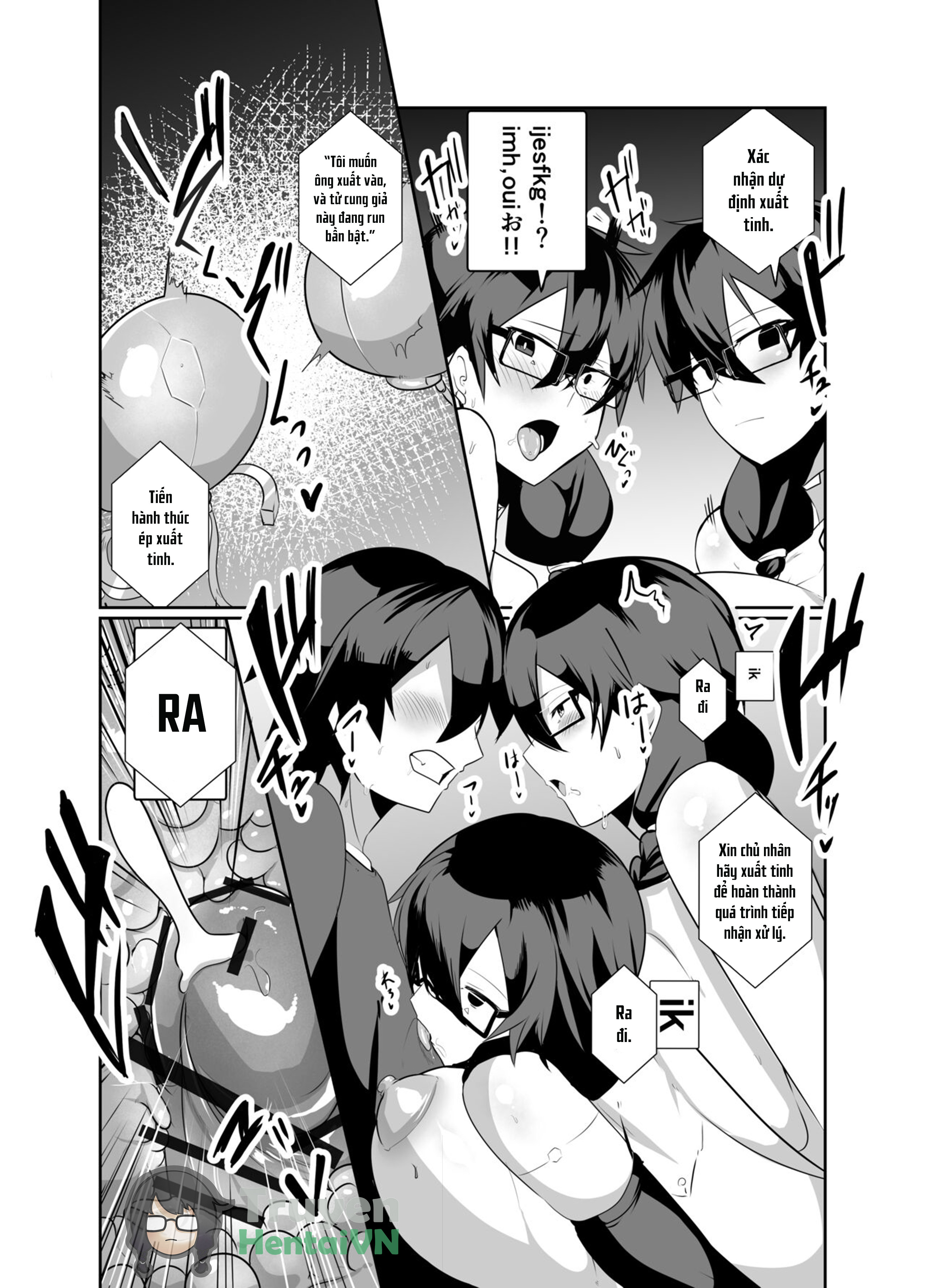 Đọc truyện hentai Android no Osananajimi Tachi to Chitsu Onahoecchi Suru Hanashi - oneshot