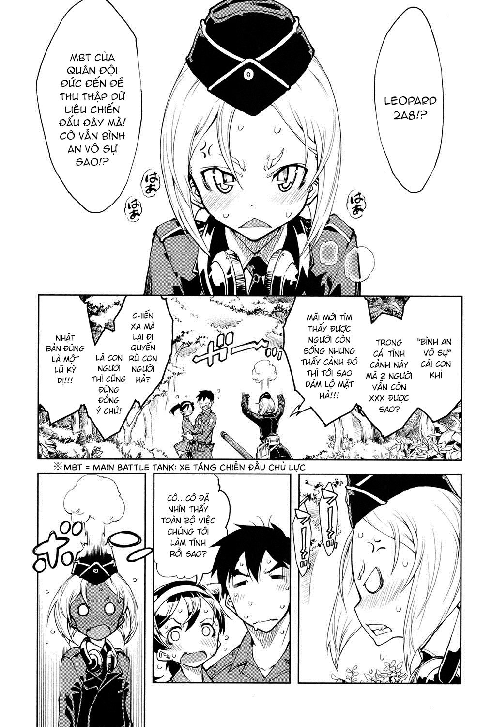 Đọc truyện hentai Những thiếu nữ chiến xa - Chiến tuyến số 2