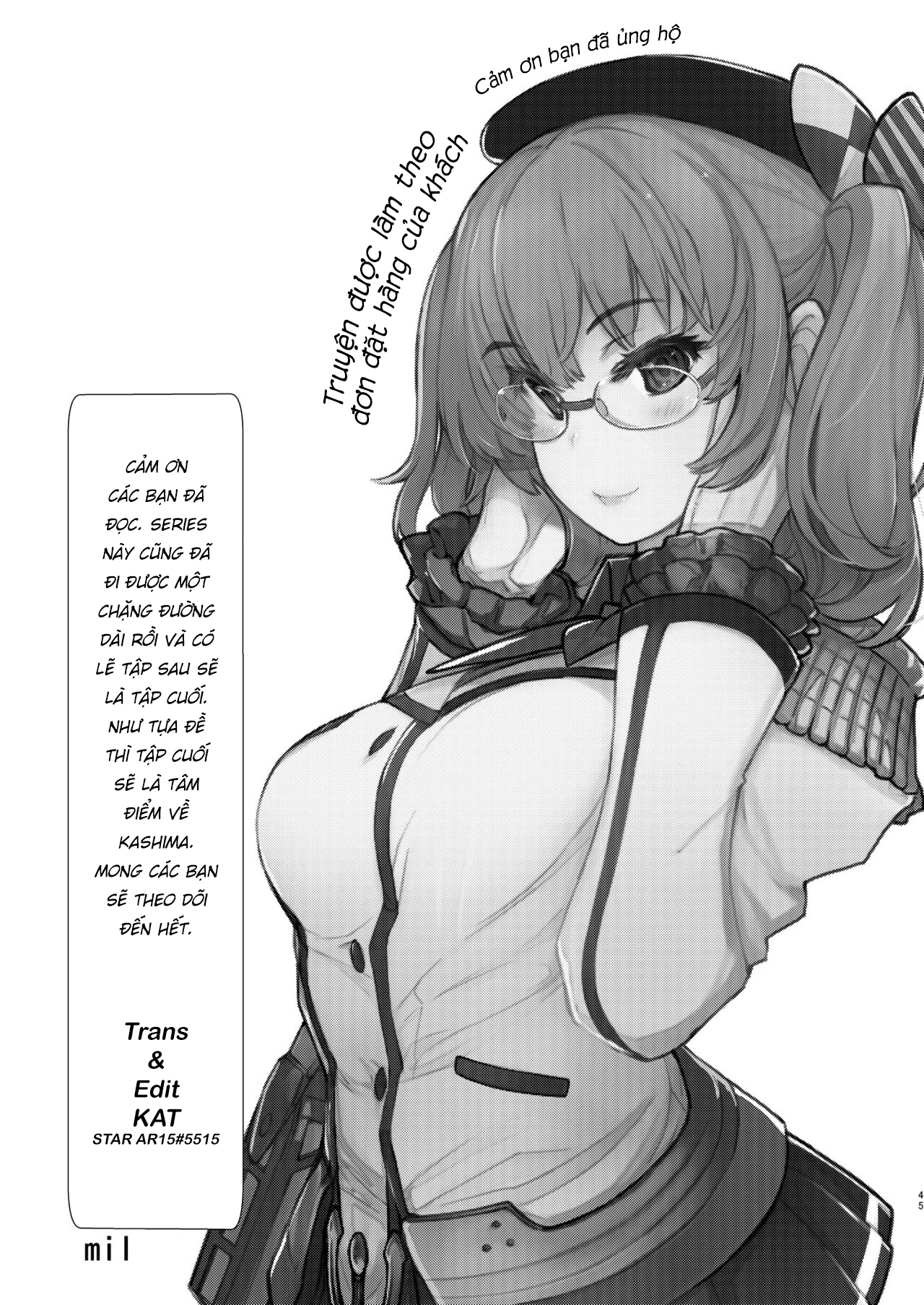 Đọc truyện hentai Hishokan Kashima No Houkokusho - 1shot