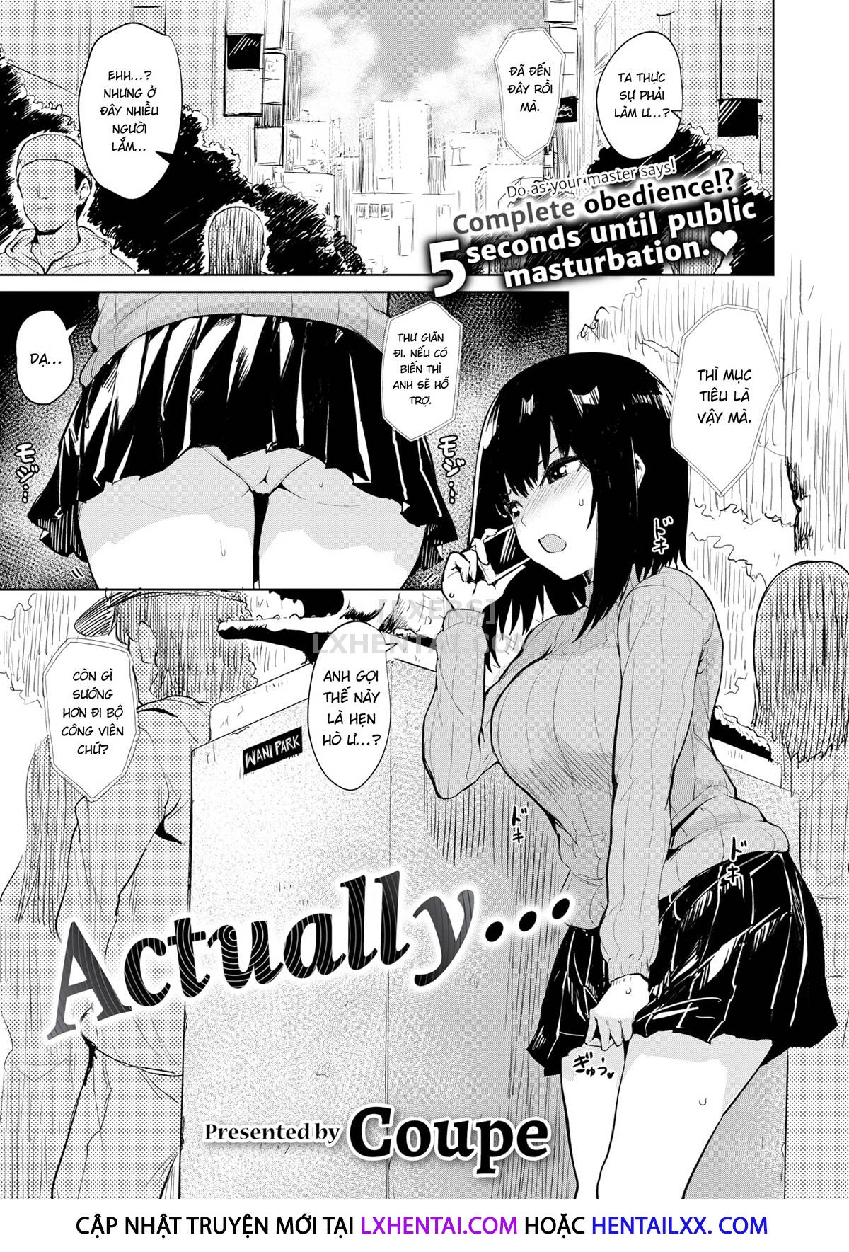 Đọc truyện hentai Actually... - Oneshot