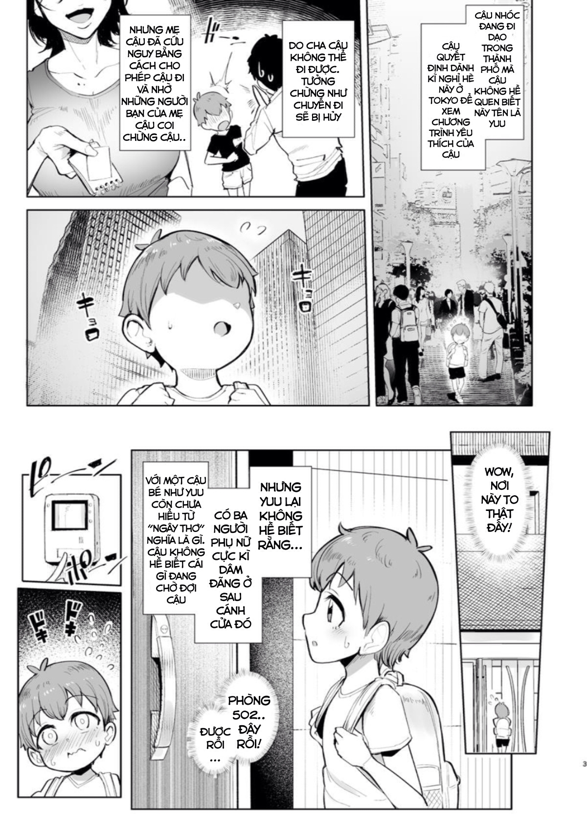 Đọc truyện hentai The Place I Stayed Over at Belonged to Perverted Gyaru Onee-chans - Oneshot