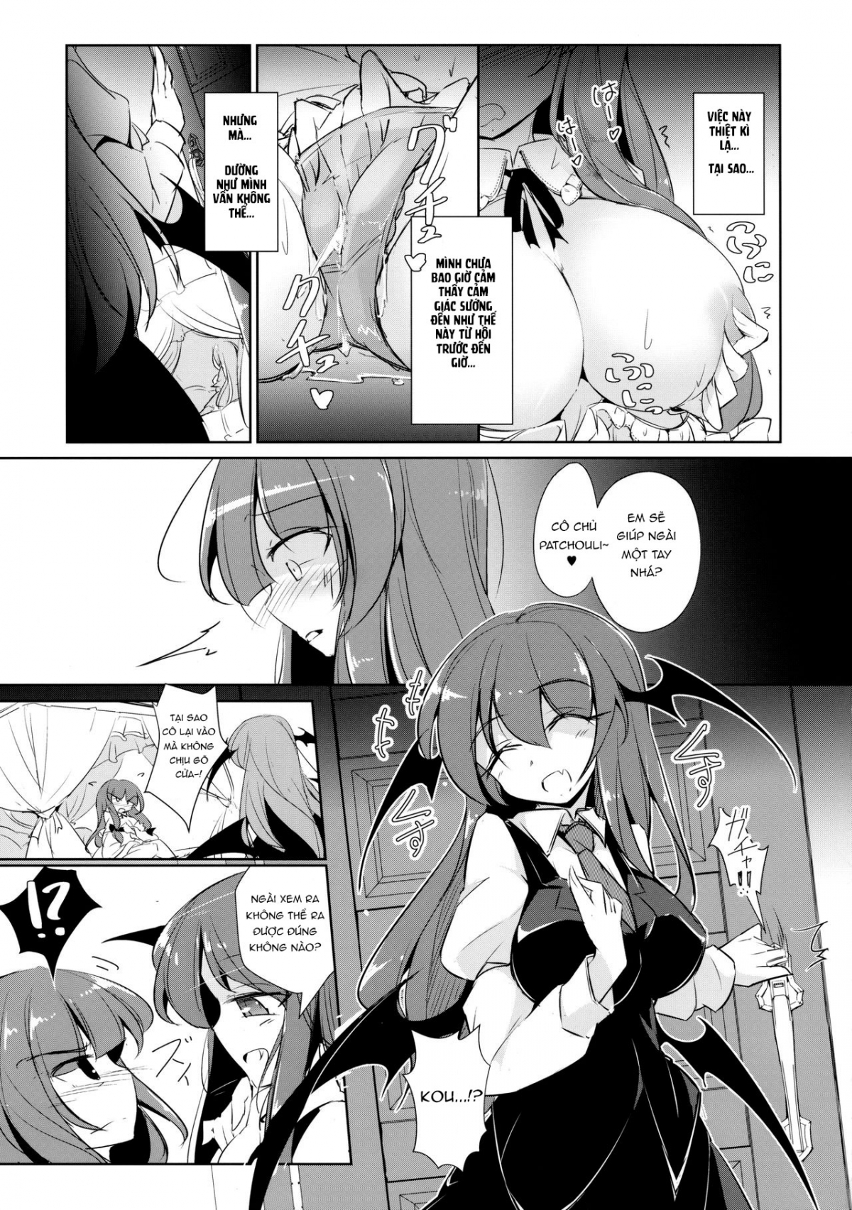 Đọc truyện hentai PatchouKoa Nyuuetsu Shujuu Gyakutenda (Touhou Project) - Oneshot