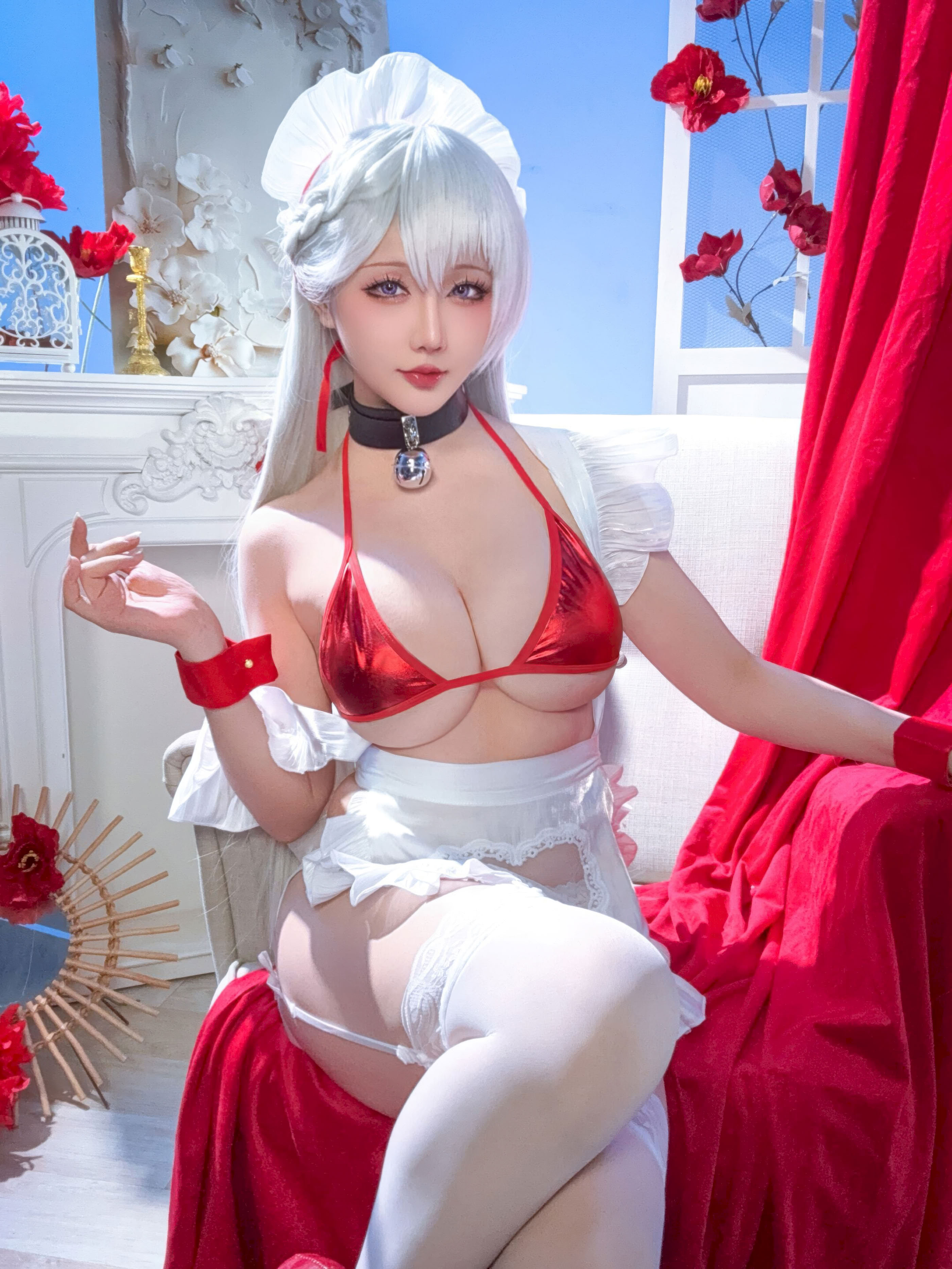 Đọc truyện hentai Tuyển tập Albums siêu phẩm Cosplay - Chap 1434 - Starry Night - (First Half) Azur Lane Belfast