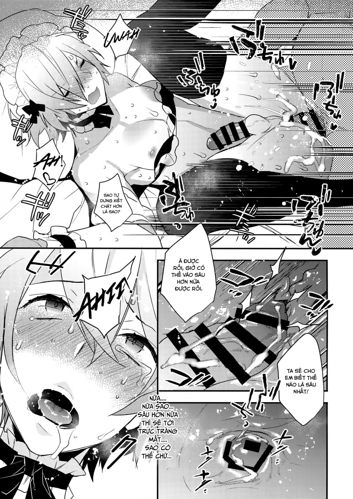 Đọc truyện hentai Dokidoki Mesu Ochi Gohoushi Challenge - Chap 1