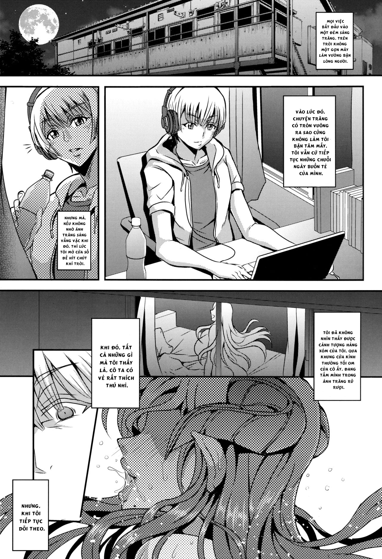 Đọc truyện hentai Cô nội trợ nhà bên là succubus - Oneshot