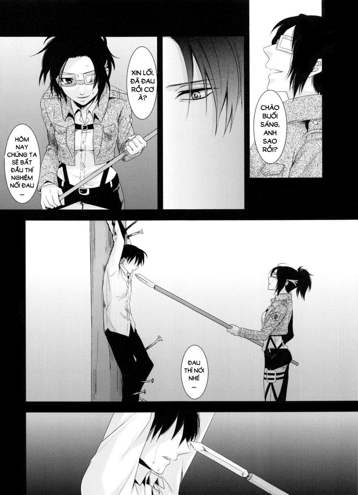 Đọc truyện hentai Kiss me once again (Shingeki no Kyojin) - Chap 3