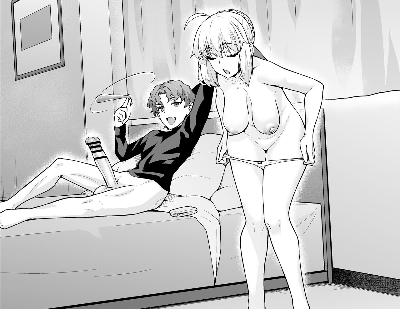 Đọc truyện hentai Saber và Shinji ngoại tình - Oneshot