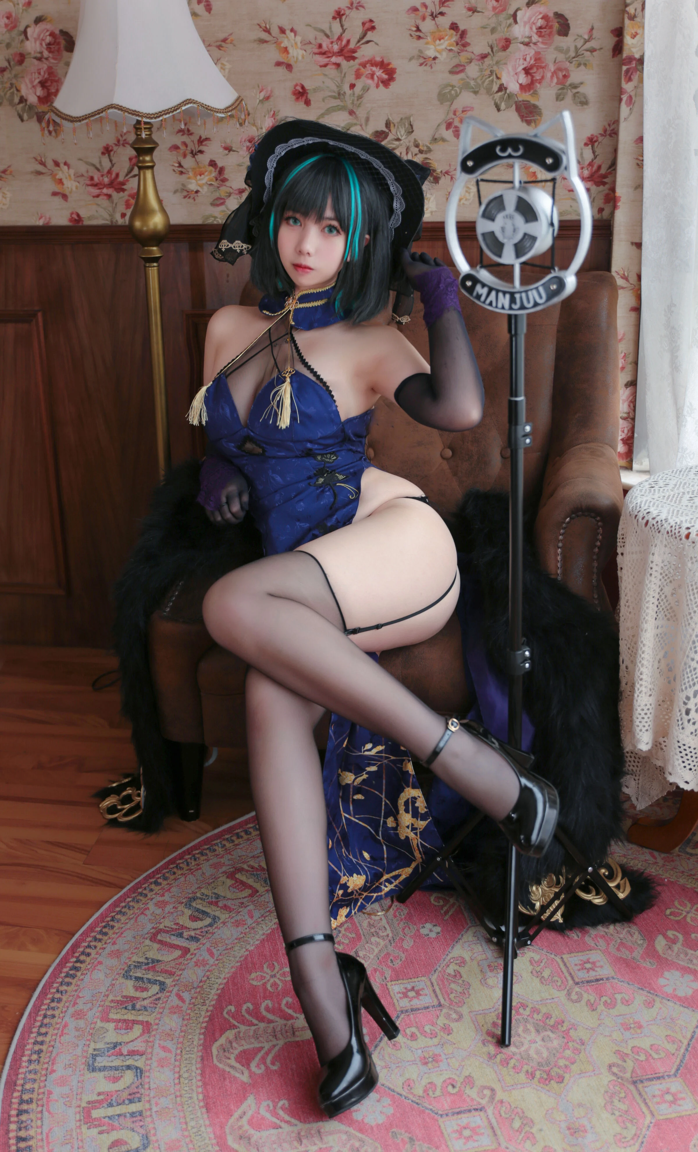 Đọc truyện hentai Tuyển tập Albums siêu phẩm Cosplay - Chap 569 - Meroko_Mei Tong - Cheshire Cheongsam