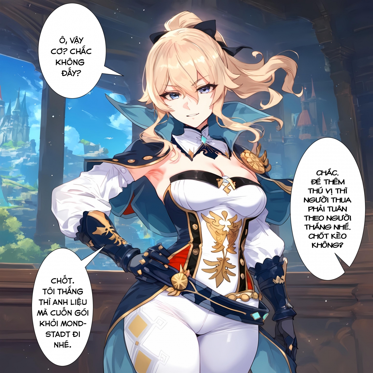 Đọc truyện hentai Kị sĩ bị đánh bại. (Genshin Impact) - Oneshot