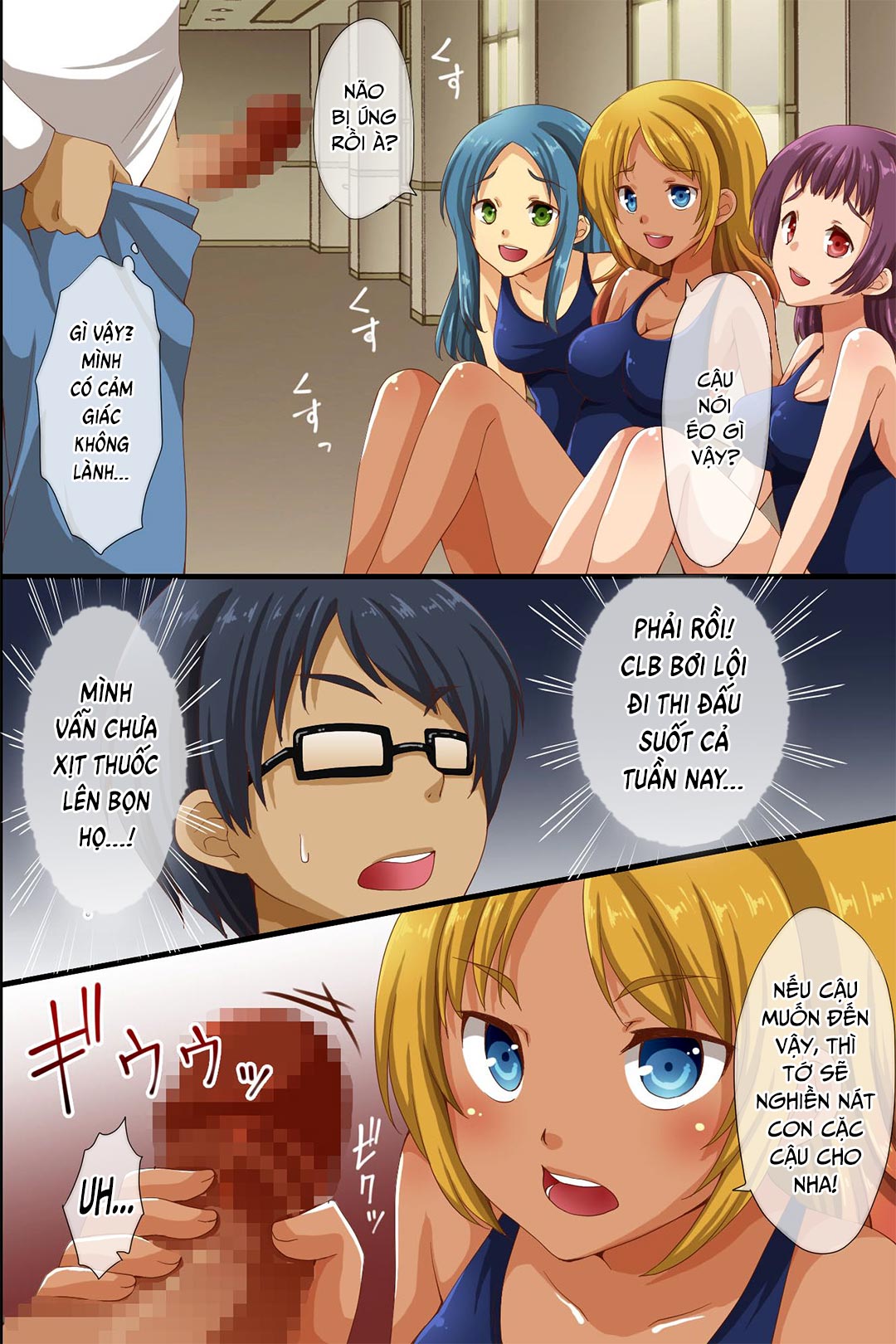 Đọc truyện hentai Thống trị cả ngôi trường - Mọi người đều bị thôi miên - Chap 2C