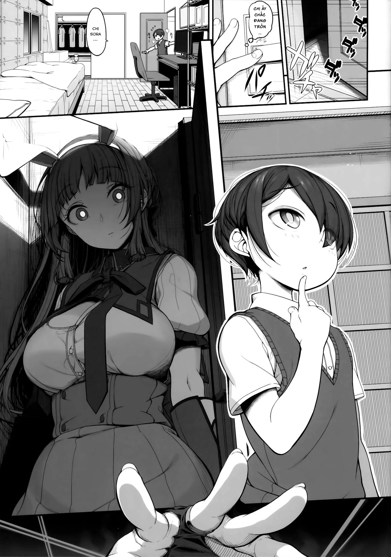 Đọc truyện hentai Ane sora moyou - Oneshot sếch phê