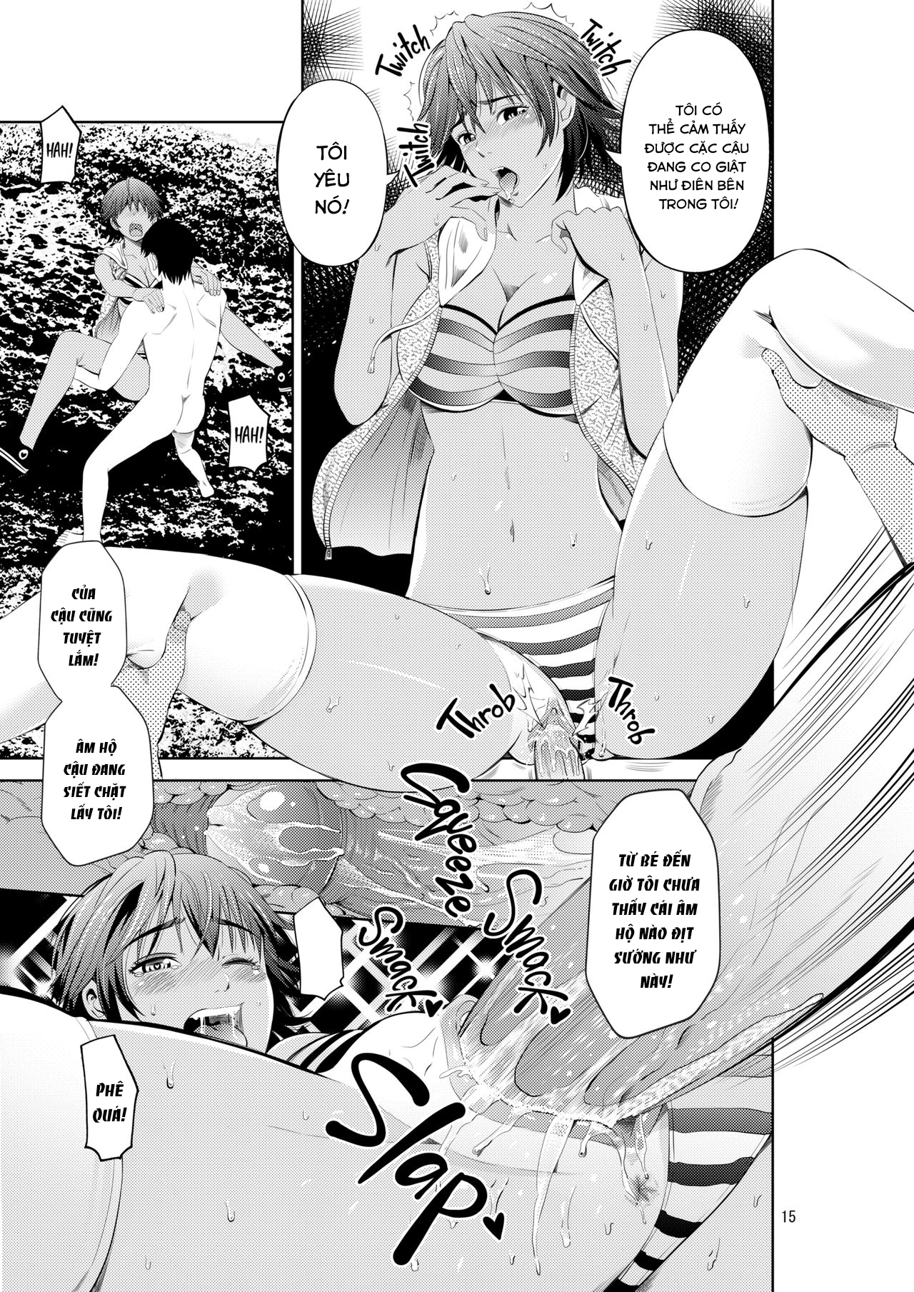 Đọc truyện hentai Tokonatsu Resort Nangoku Musume to NTR Sex - Oneshot