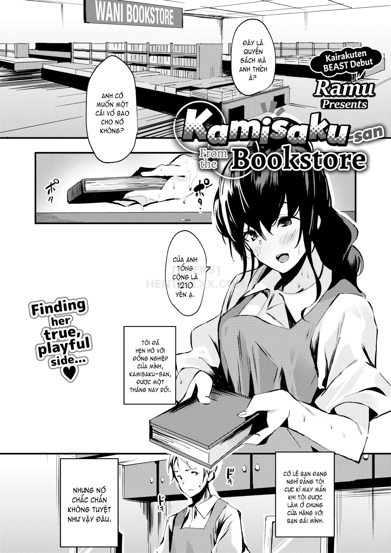 Đọc truyện hentai Kamisaku-san From the Bookstore - Oneshot