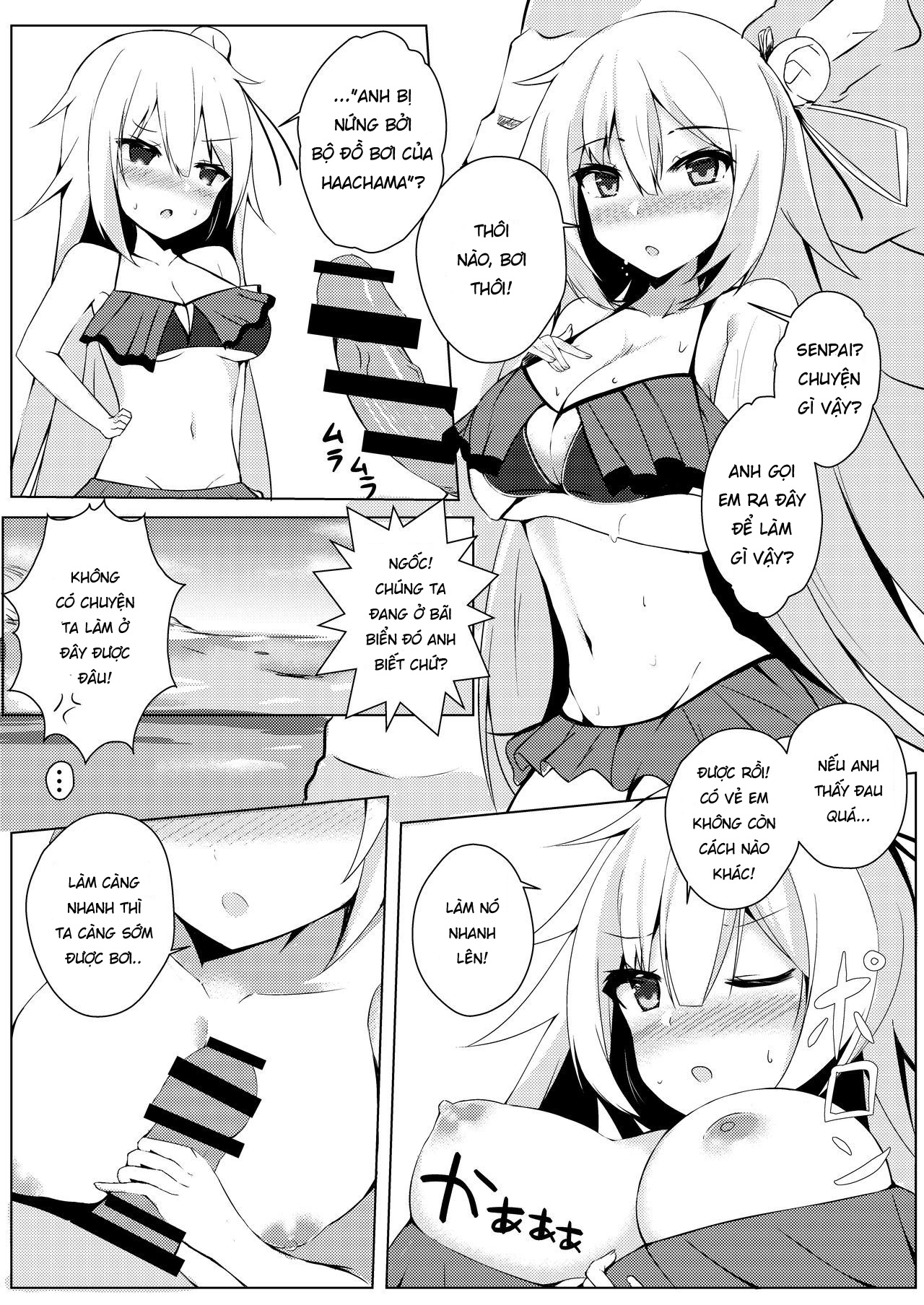 Đọc truyện hentai Erolive. - Oneshot: Haachama, Aki, Mel, Choco đang làm cái jztr?