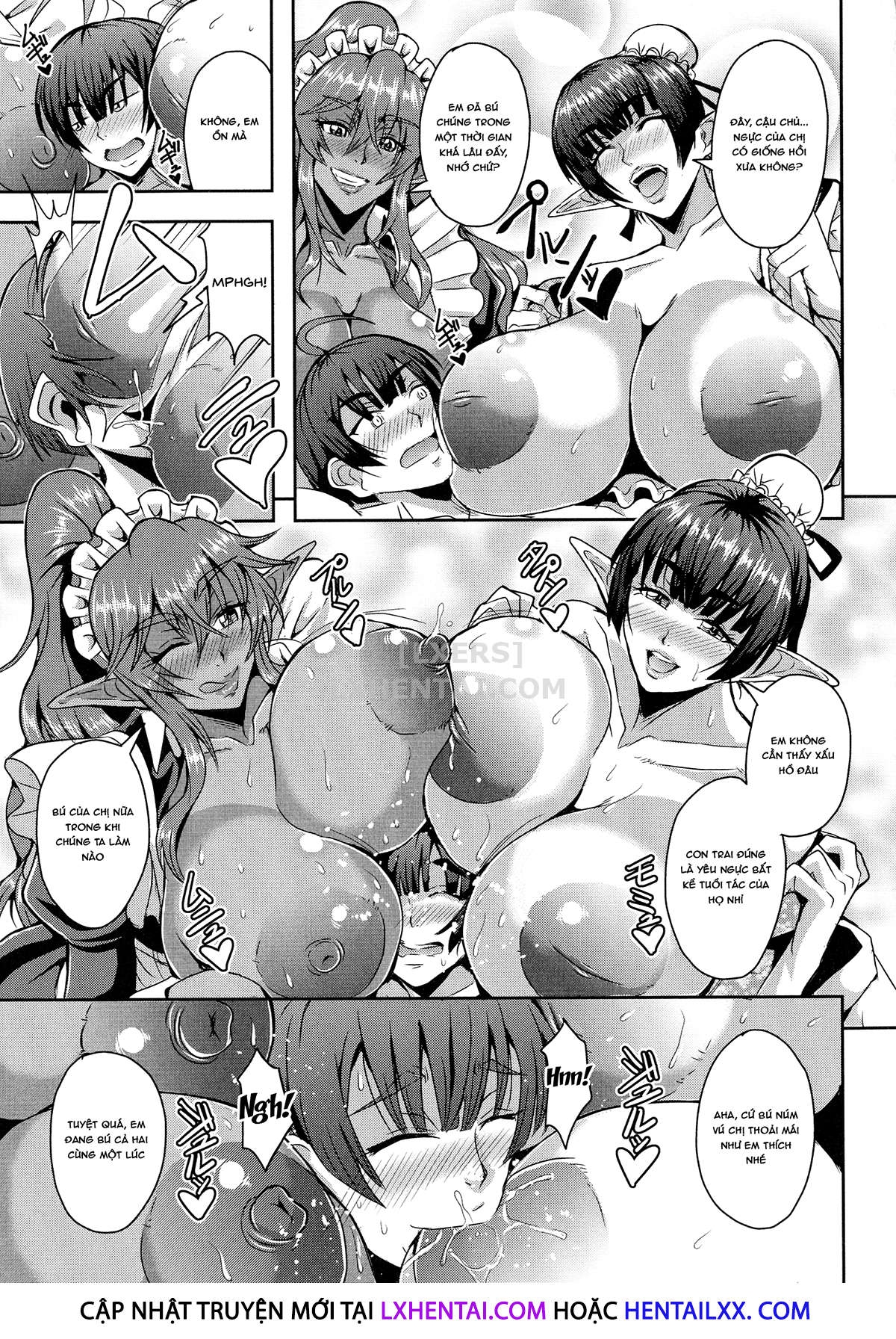 Đọc truyện hentai Elf Harem Story - Chap 4