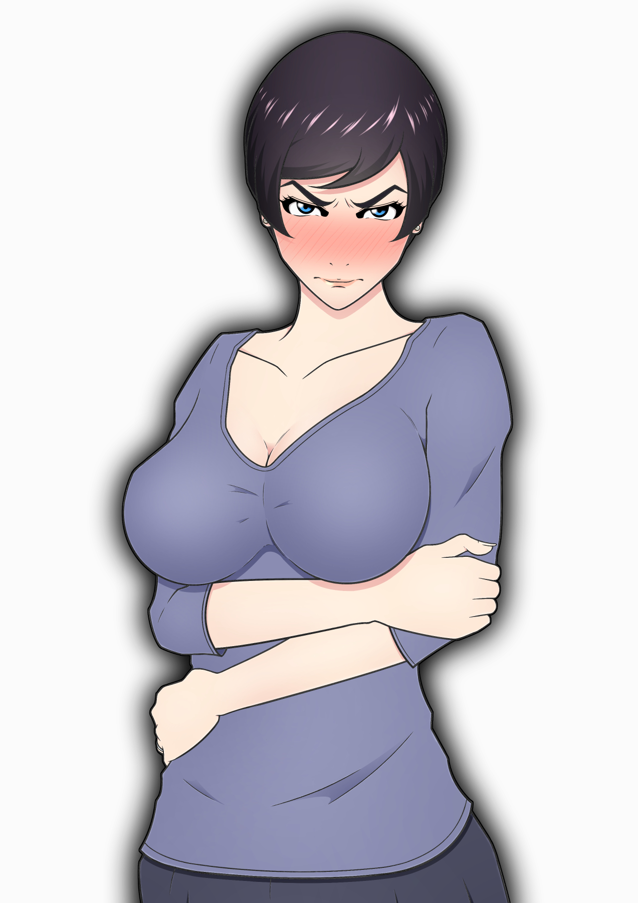 Đọc truyện hentai Shitagi Feti no Warugaki ni Yowami o Nigirarete Shimatta Tsuyoki Mama - Oneshot