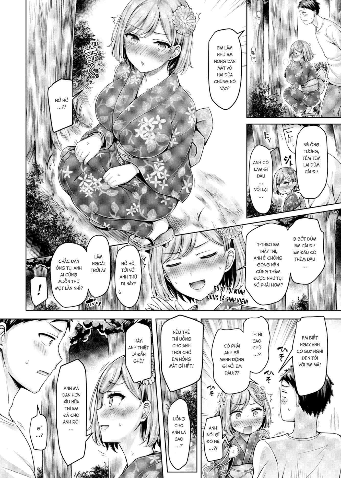 Đọc truyện hentai Cô Nàng Xinh Xắn và Anh Chàng May Mắn! - Oneshot