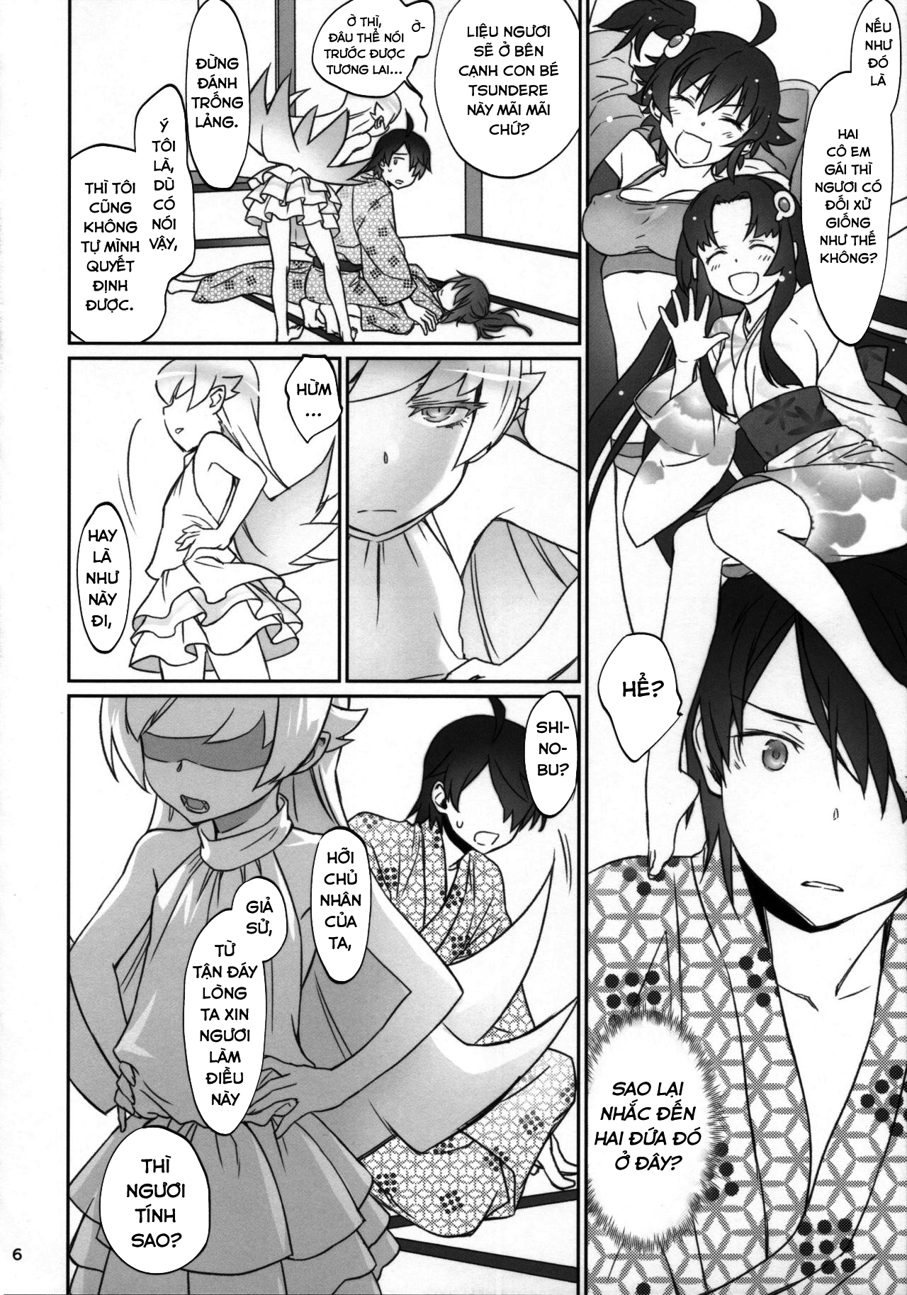 Đọc truyện hentai Hitagi family (Bakemonogatari) - Chap 3.1