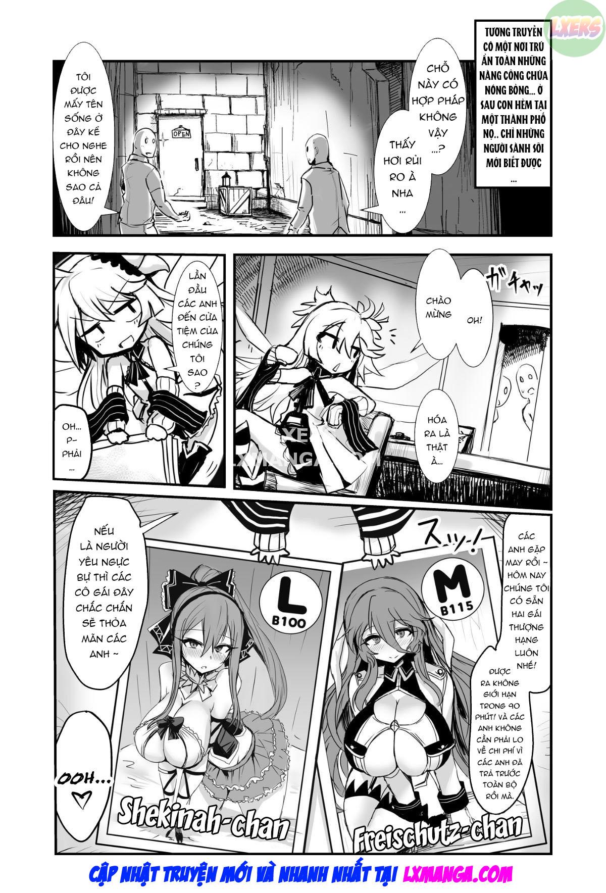 Đọc truyện hentai Một nhà chứa Titfuck với những nàng công chúa sát thủ - Chap 1