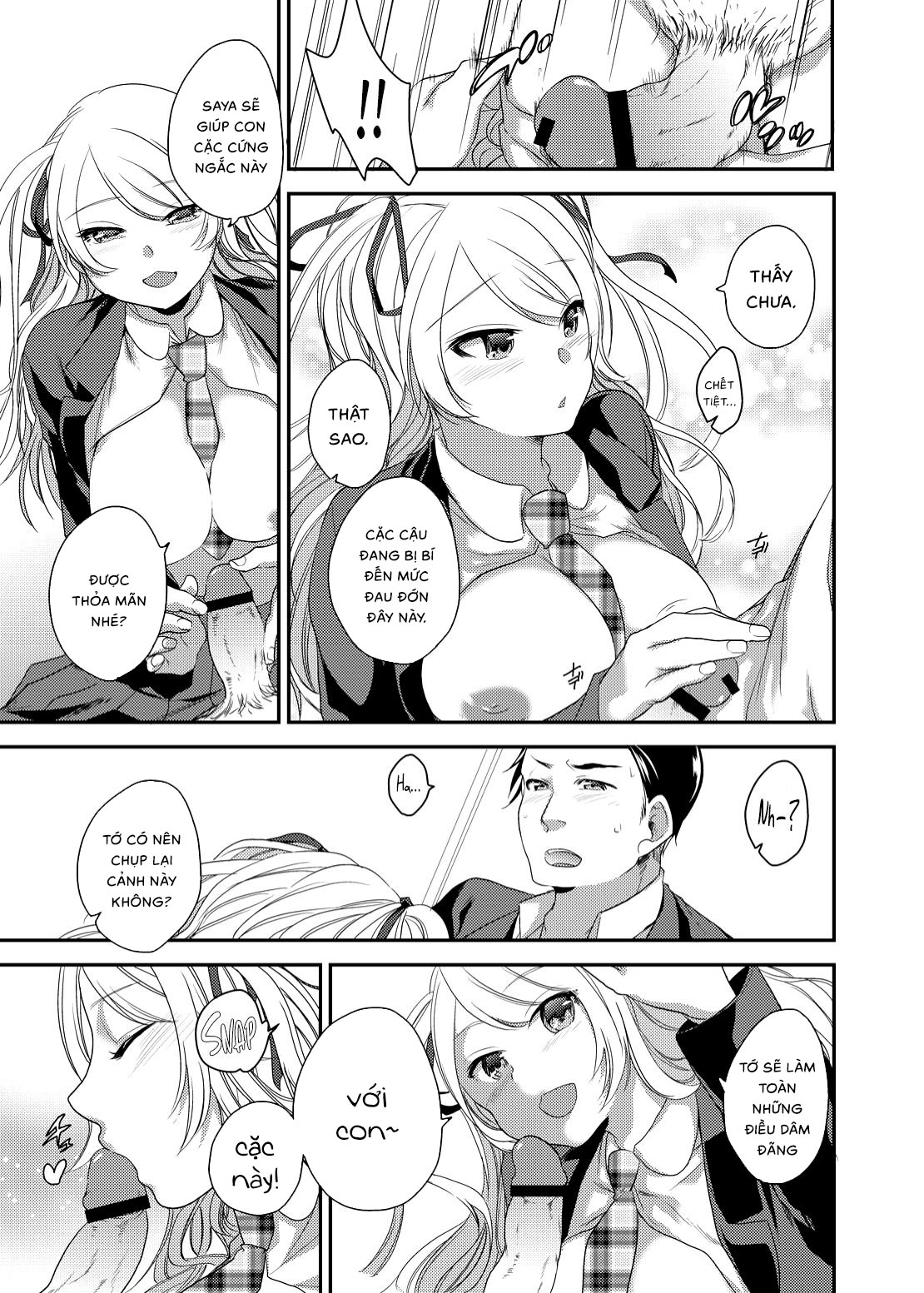 Đọc truyện hentai Netorase Bitch ~Kareshi No Tame Ni Hoka No Otoko De Ikikuruu Joshikousei.~ - Oneshot