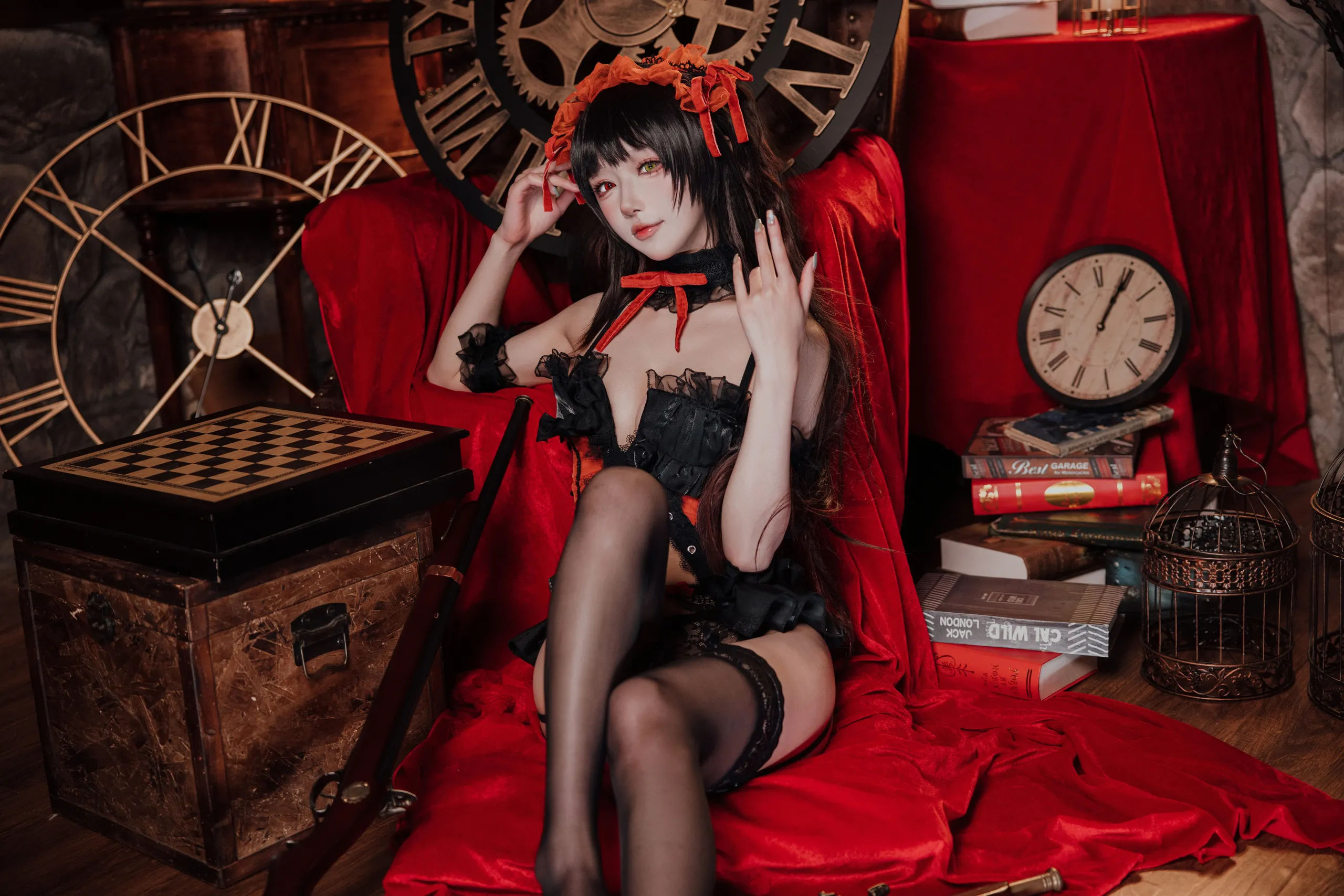 Đọc truyện hentai Tuyển tập Albums siêu phẩm Cosplay - Chap 1008 - Ah Bao is also a bunny girl Tokisaki Kurumi