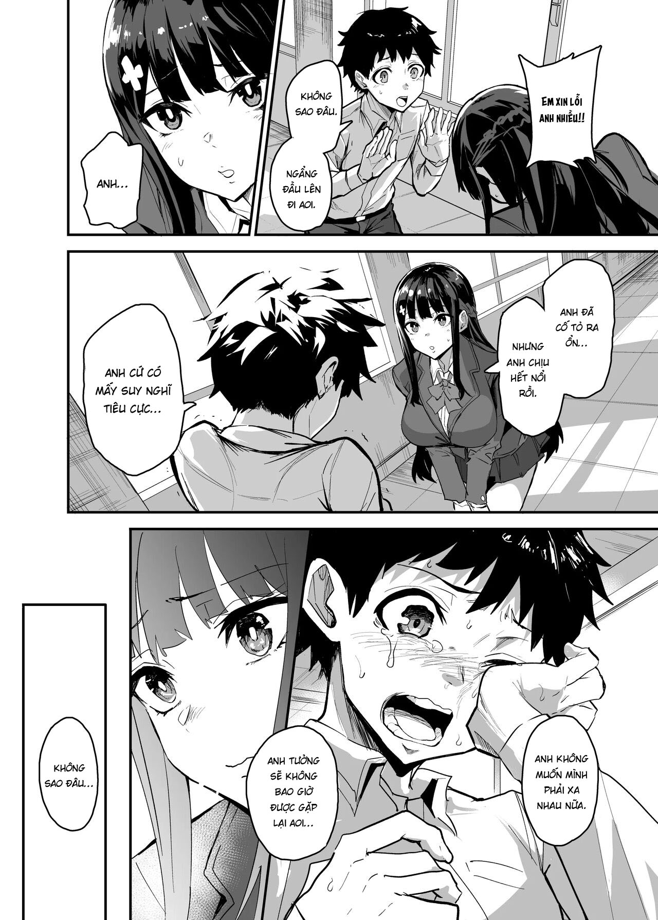 Đọc truyện hentai Kanojo ga Gaikokujin ni Netorareru Manga Ouchi Fuck Hen - Oneshot